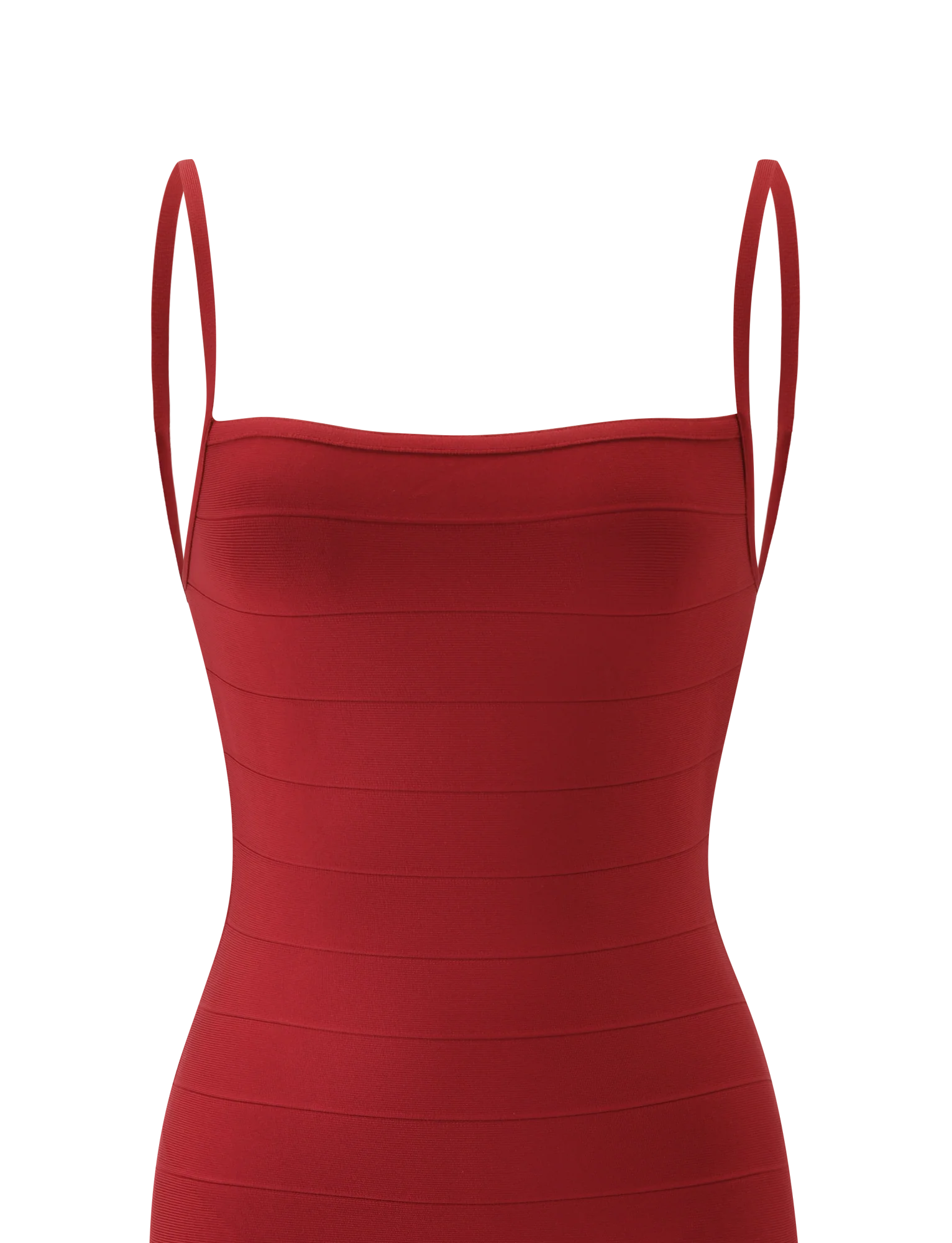 MIDORI MIDI BANDAGE DRESS CHERRY