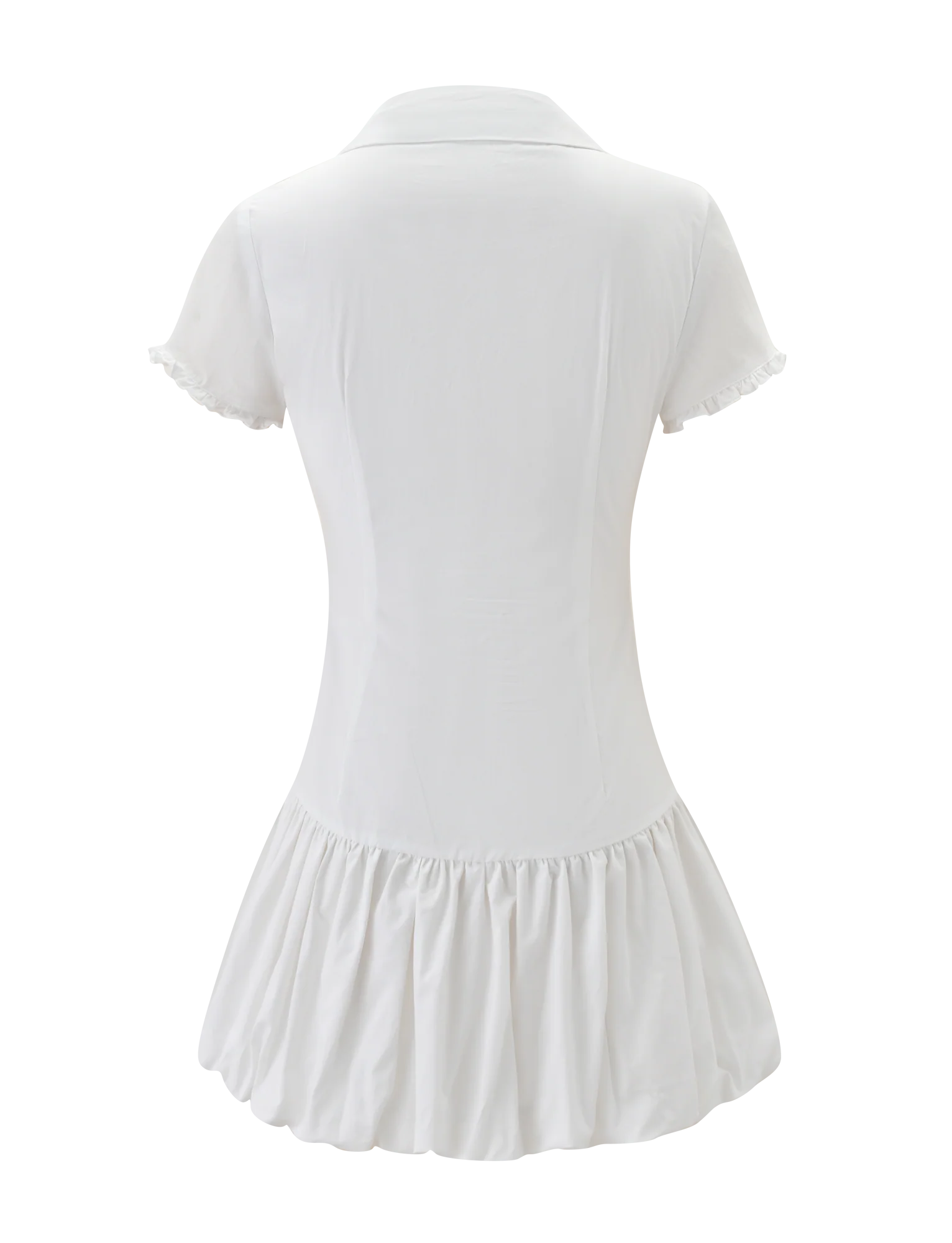 VALERIE BUBBLE DRESS WHITE