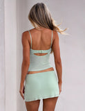OCTAVIA MINI SKIRT PISTACHIO