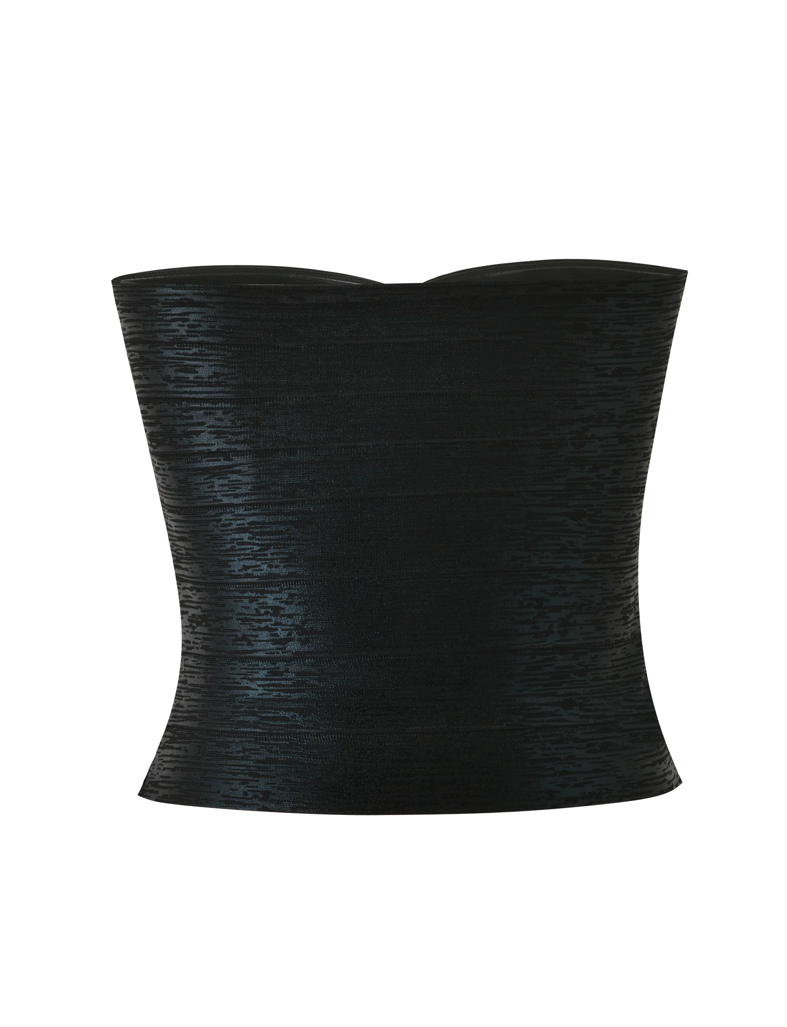 NIYA METALLIC BANDAGE TOP BLACK