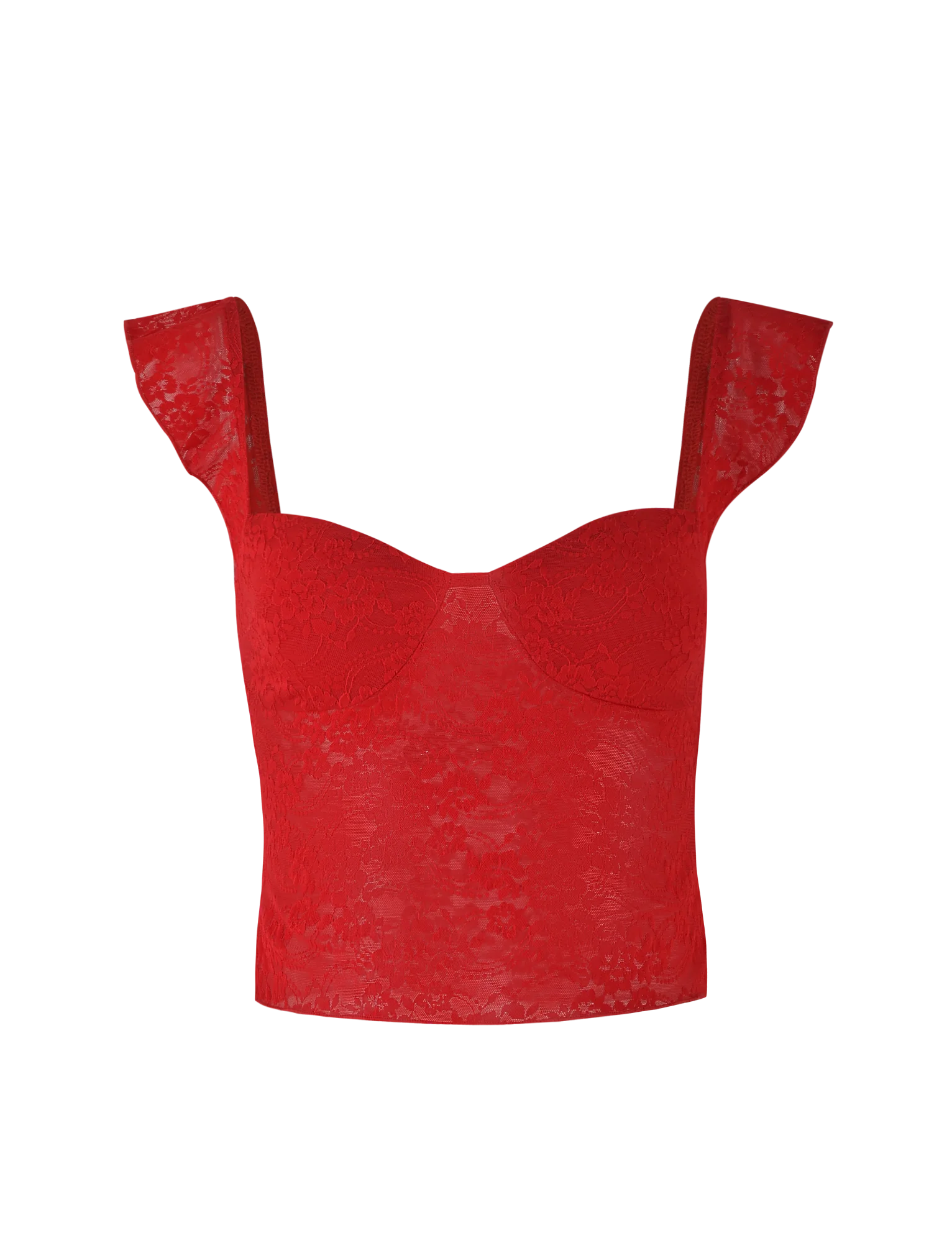 LORNA TOP RED
