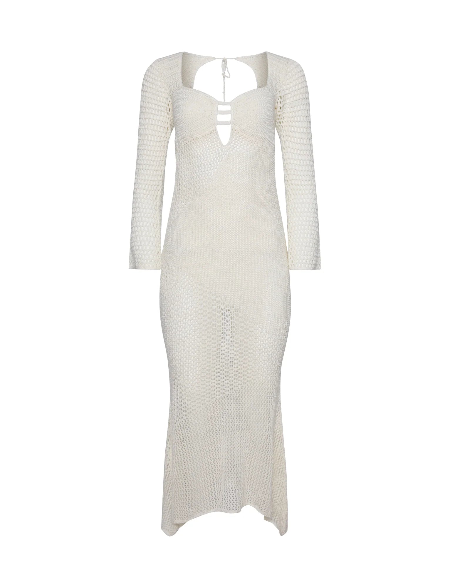 MACAULEY DRESS WHITE CREAM