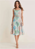 Smocked Two Piece Set Boho Tile