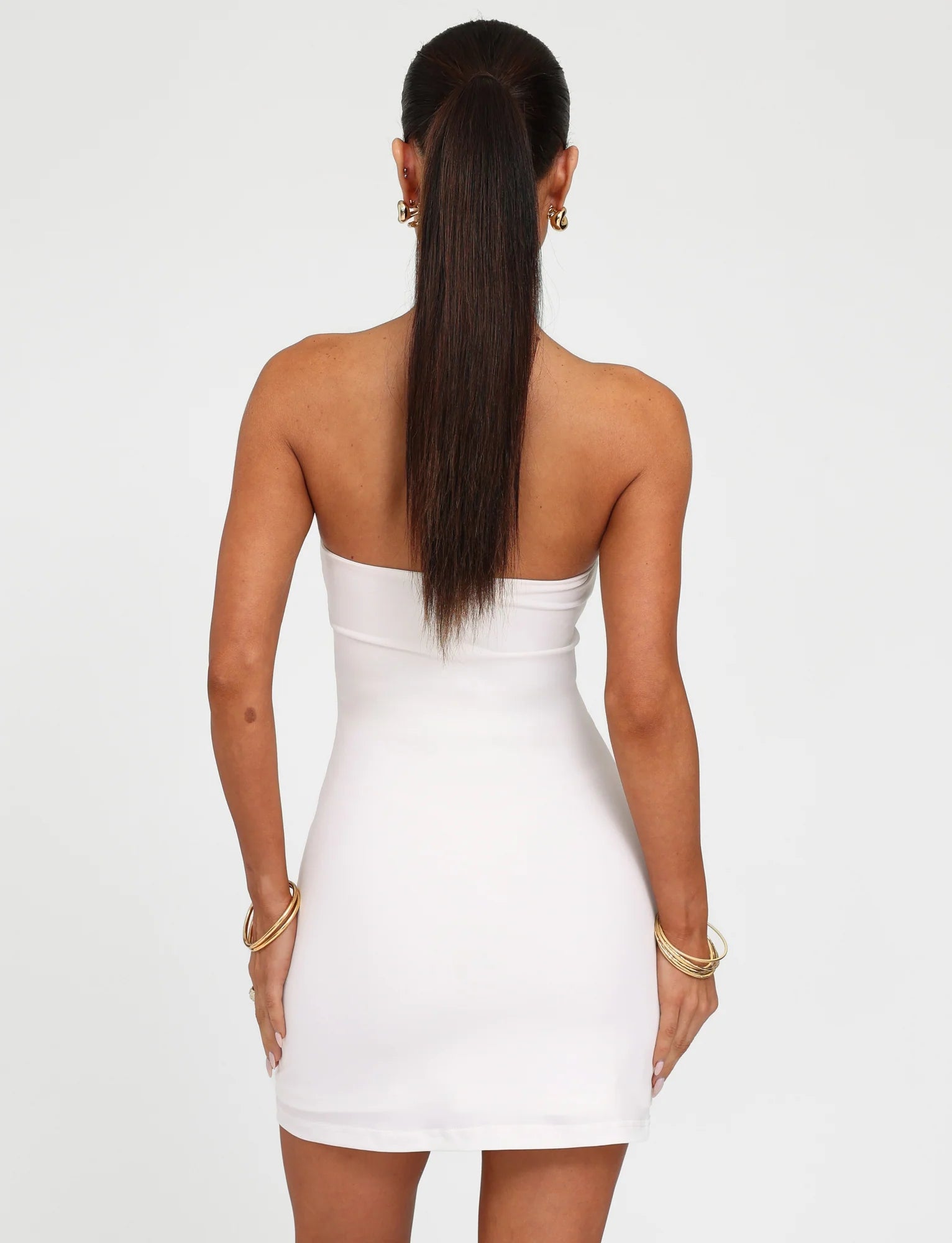 CECILY MINI DRESS WHITE