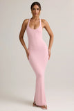 Modal Racerback Maxi Dress in Baby Pink