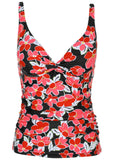 Paros Underwire Tankini Top Cartoon Poppy