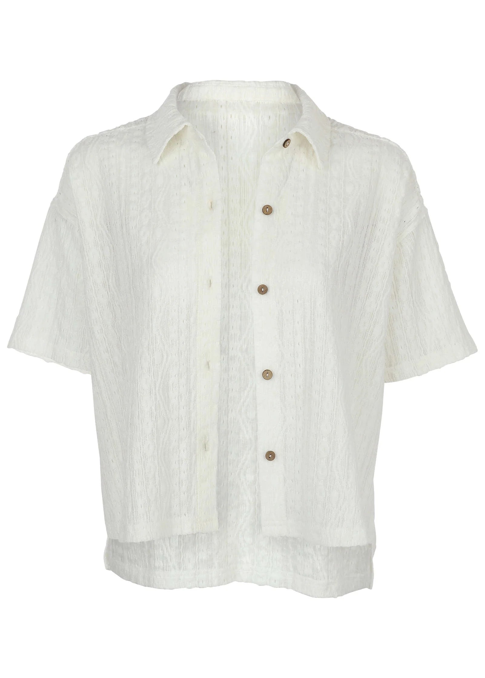 Bahama Knit Shirt Off White
