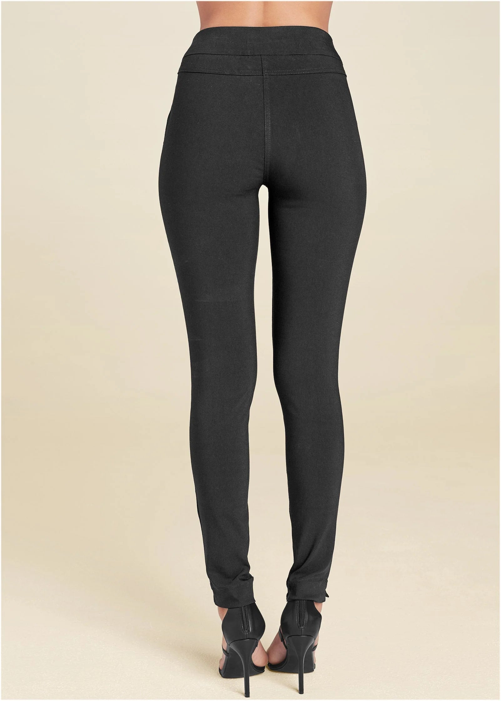 Slimming Stretch Jeggings Black