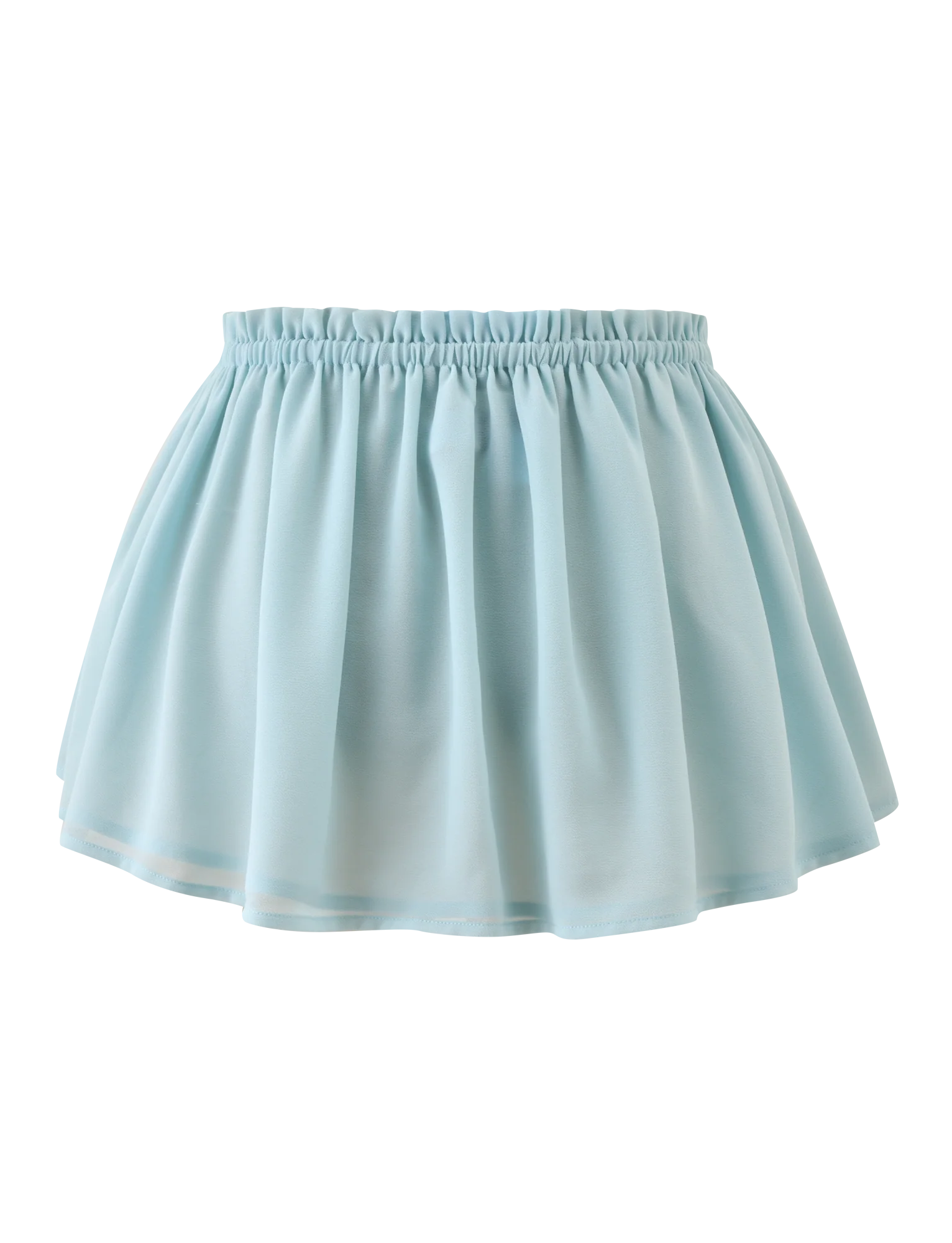 VEDA RUCHED MINI SKIRT SEAFOAM