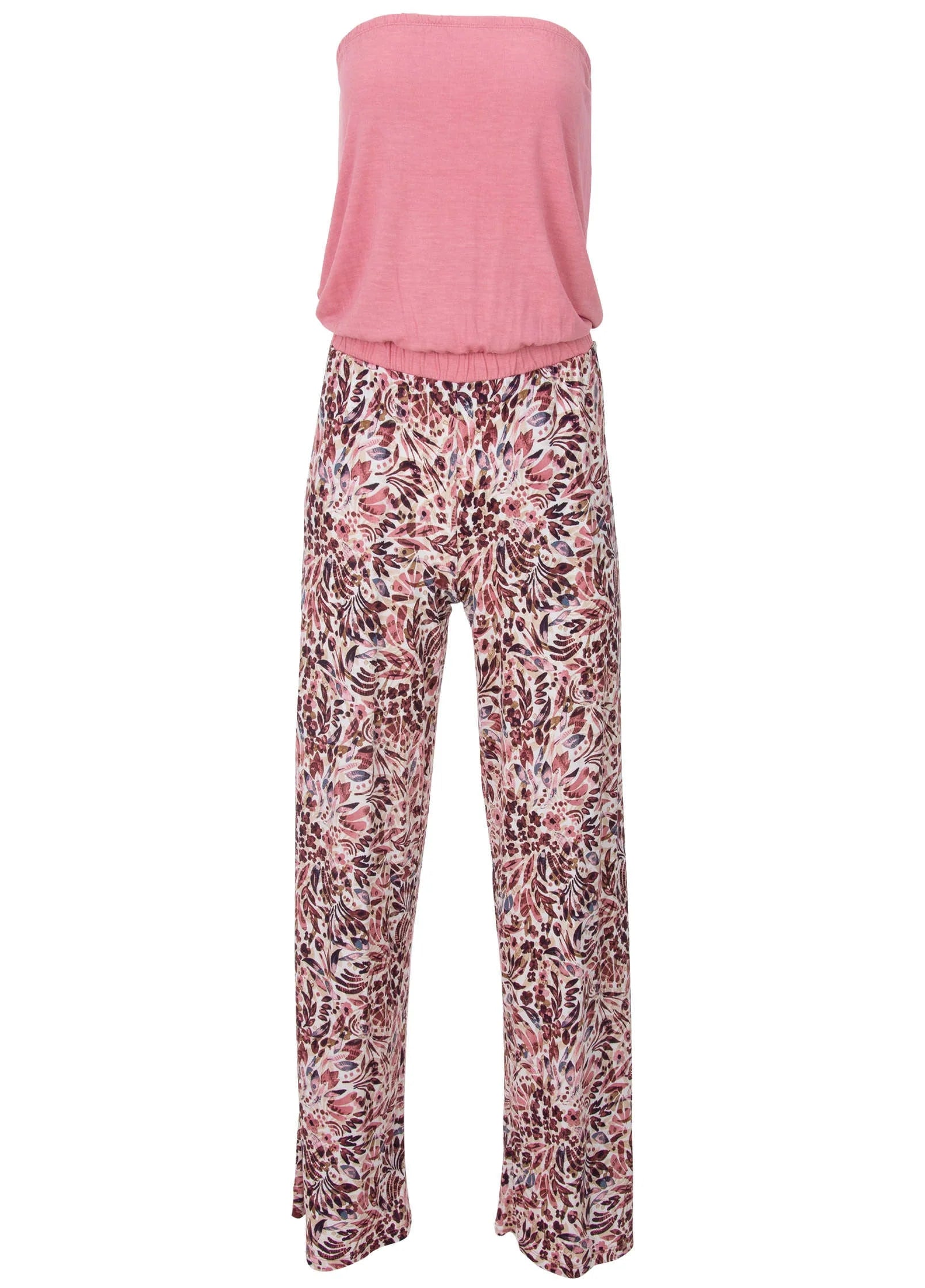 Abstract Mirage Jumpsuit Cream Multi