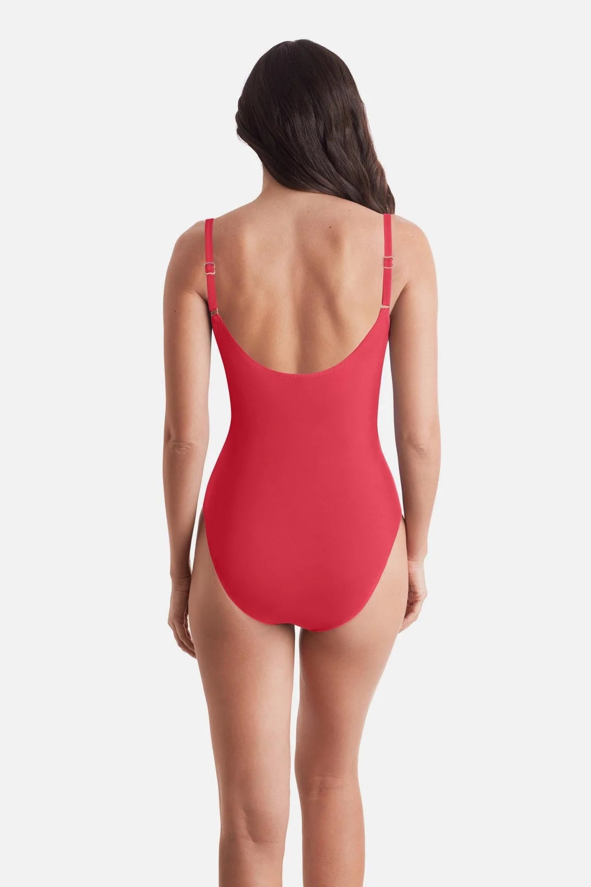 Sonny Surplice One Piece Hot Coral