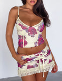 LILIAH MINI SKIRT ORCHID HAZE