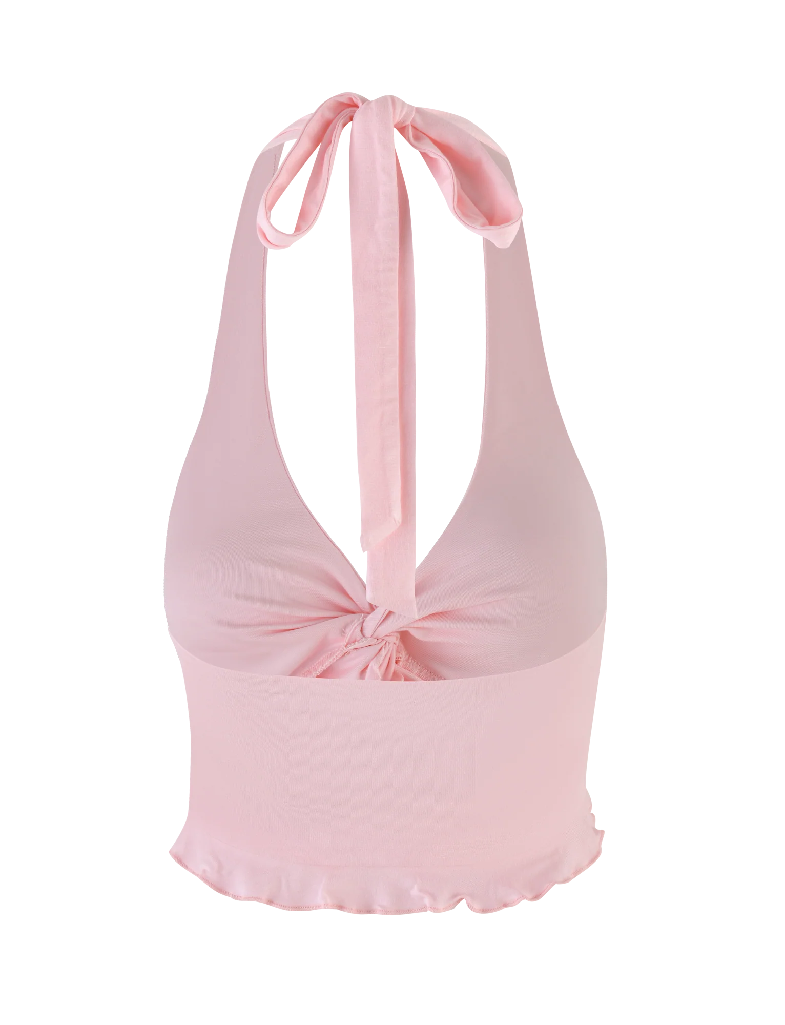 KATYA HALTER TOP PALE PINK
