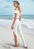 Off The Shoulder Cover Up White