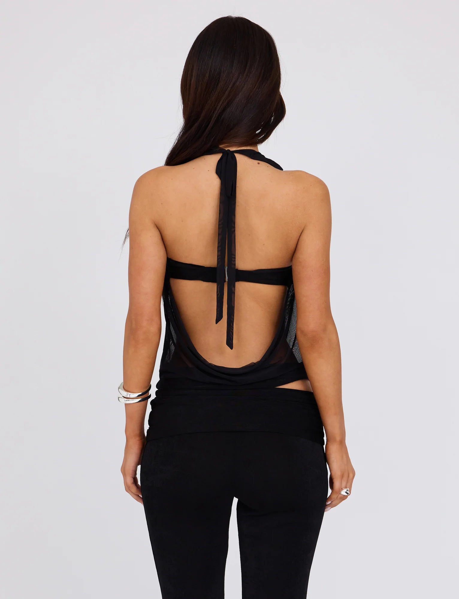MAKENA TWO PIECE TOP BLACK