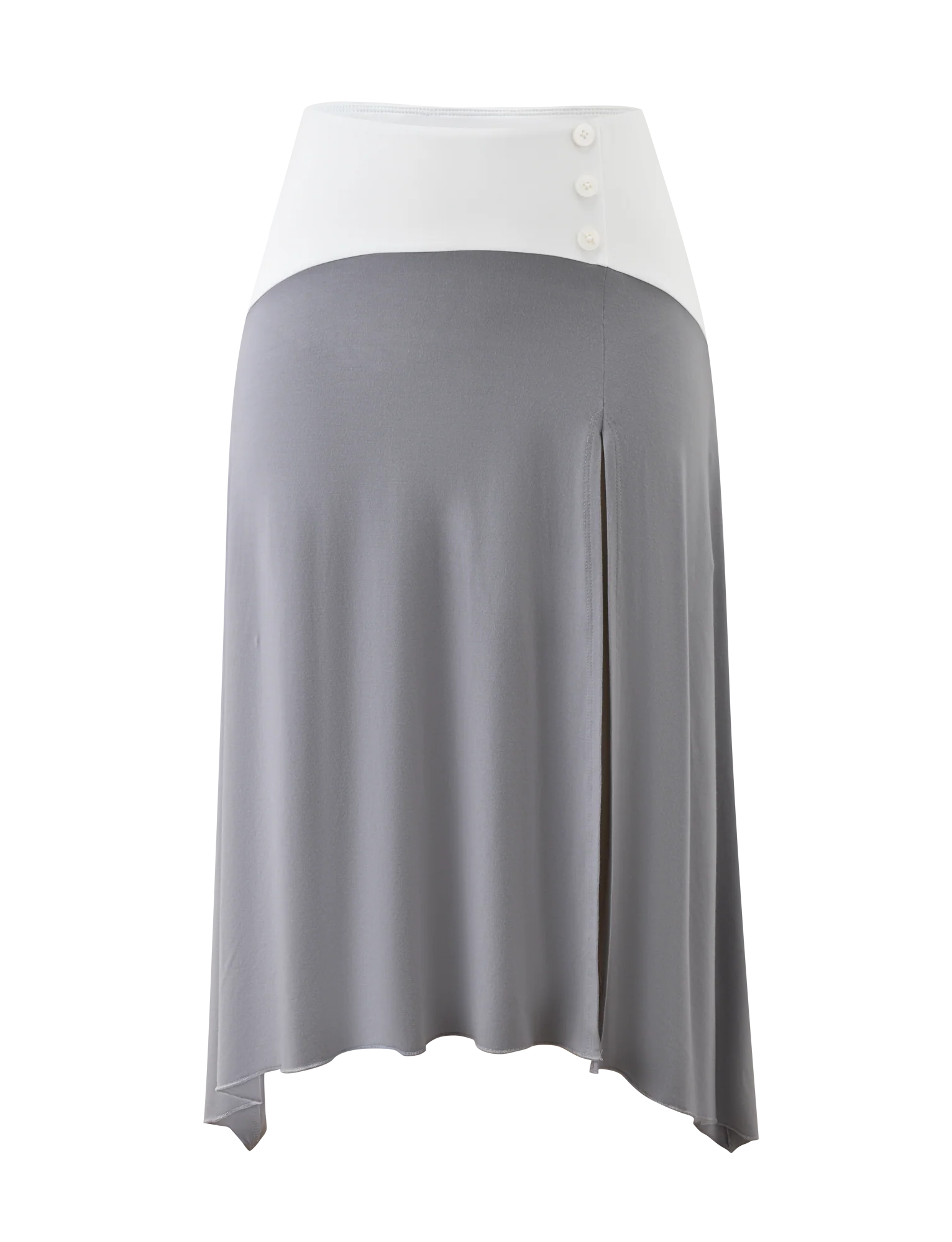 ALYSSA HI LO SKIRT GREY