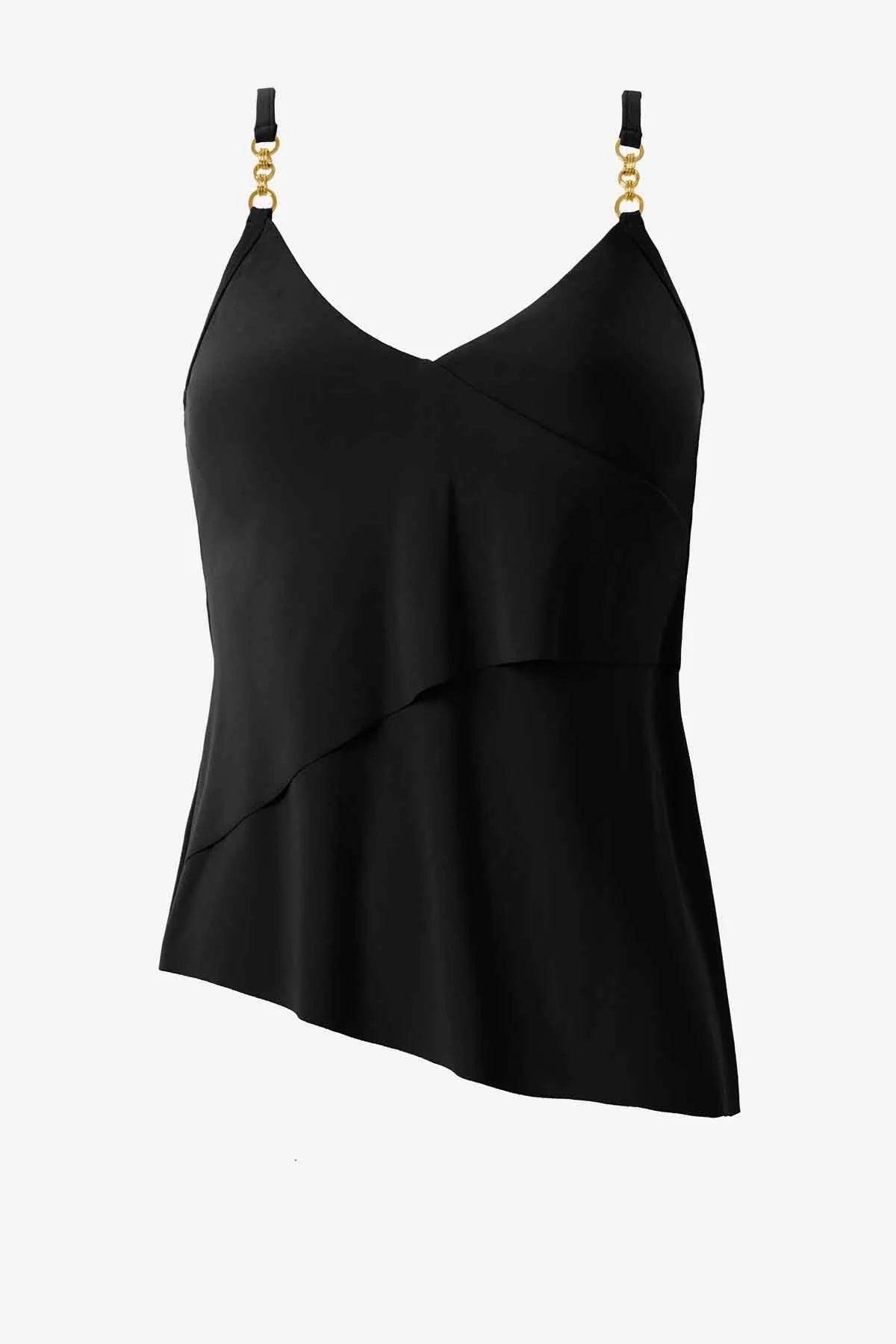 Eliza Tankini Top in Chain Link