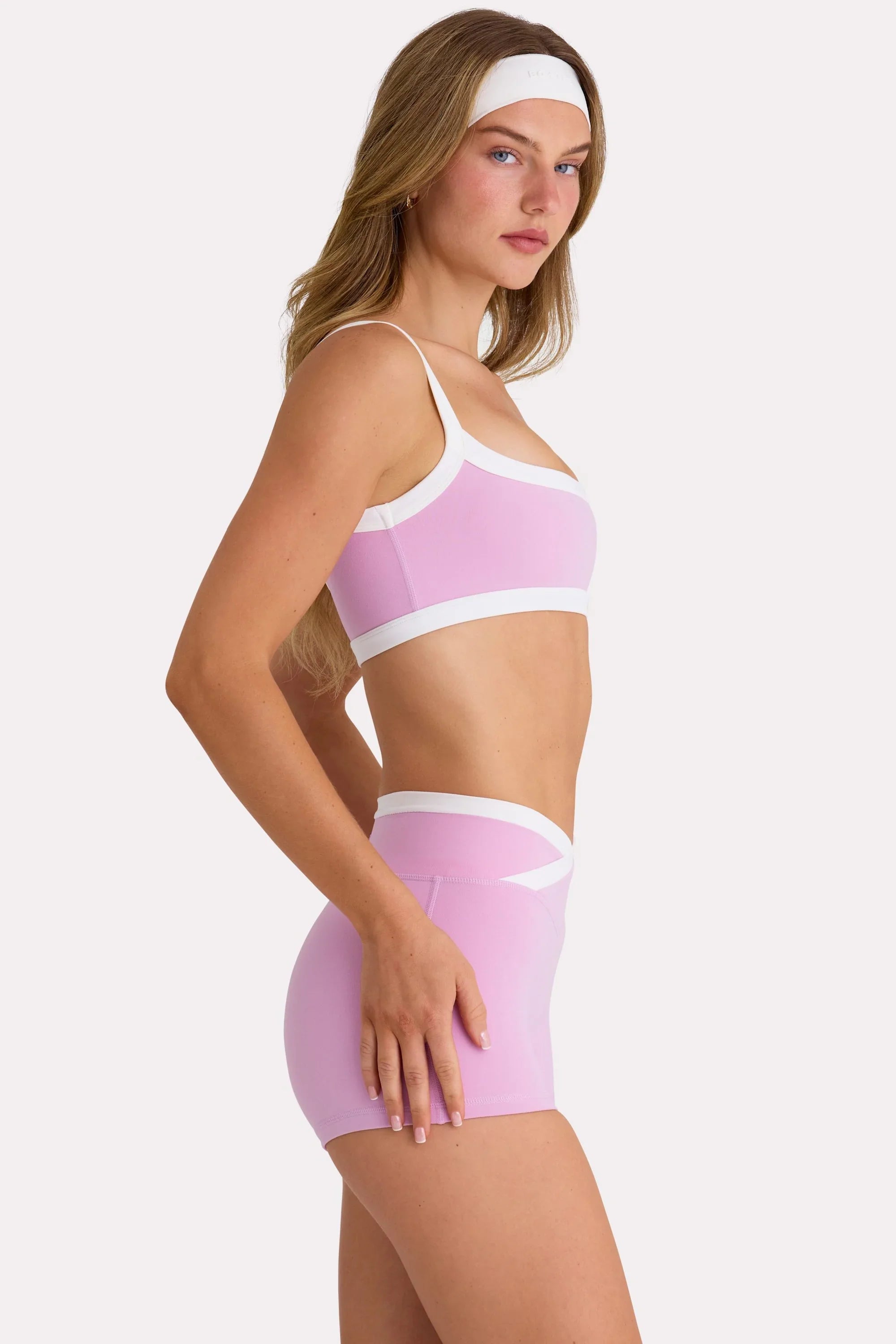 Soft Active Sports Bra in Sweet Pink
