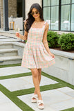 Claudia Pink Plaid Dress