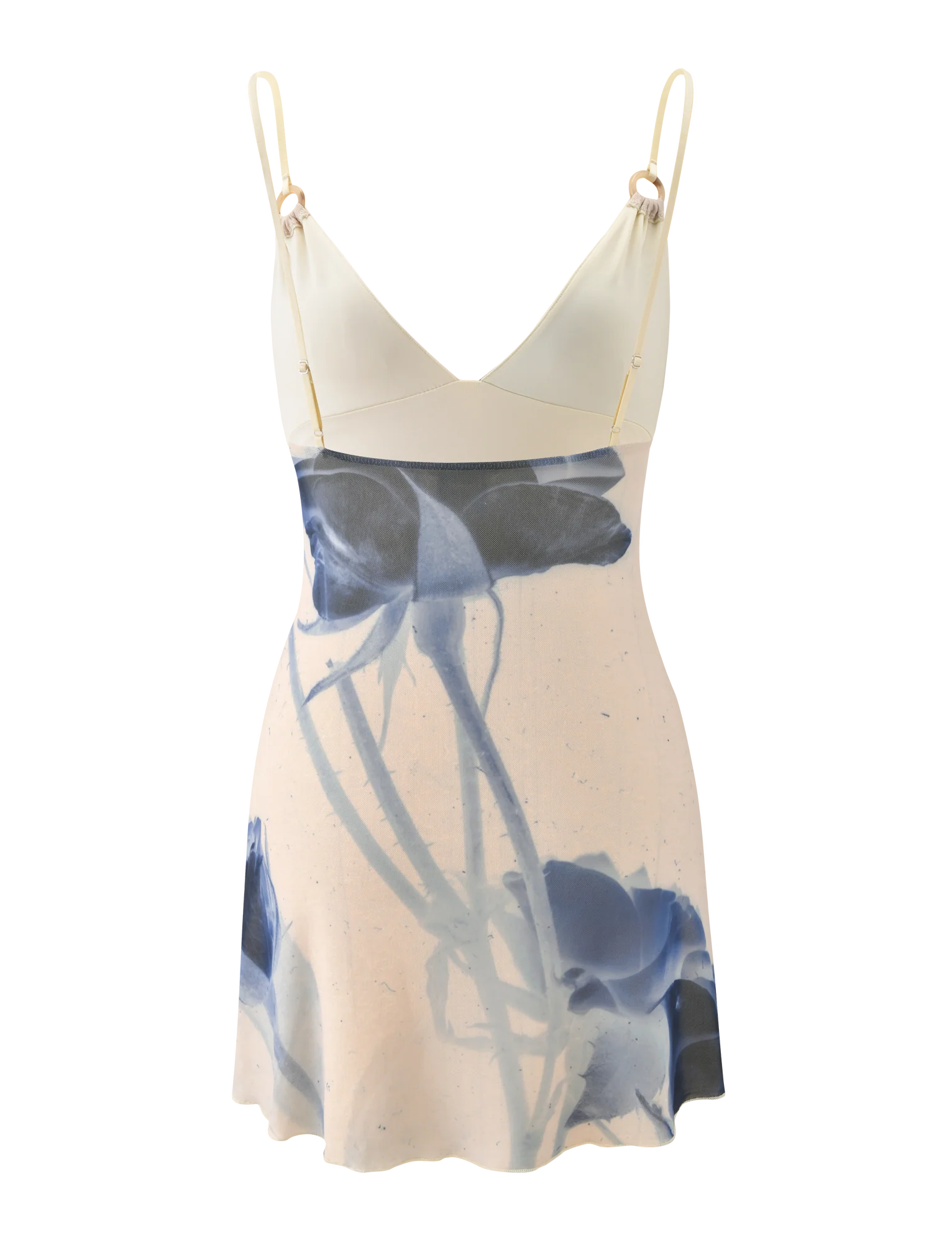 ROSY MINI DRESS INDIGO FLORAL