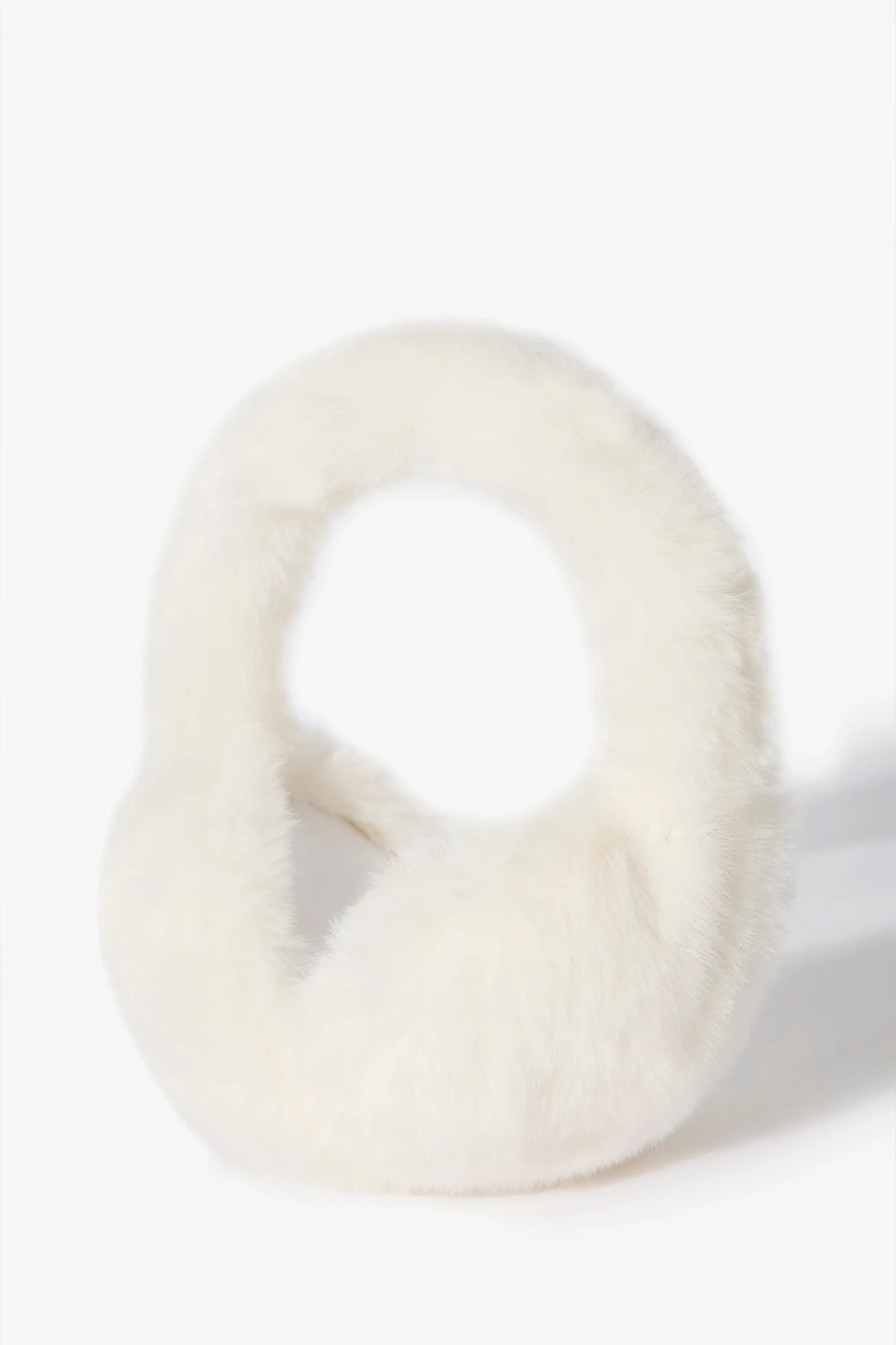 Faux Fur Earmuffs in Ice