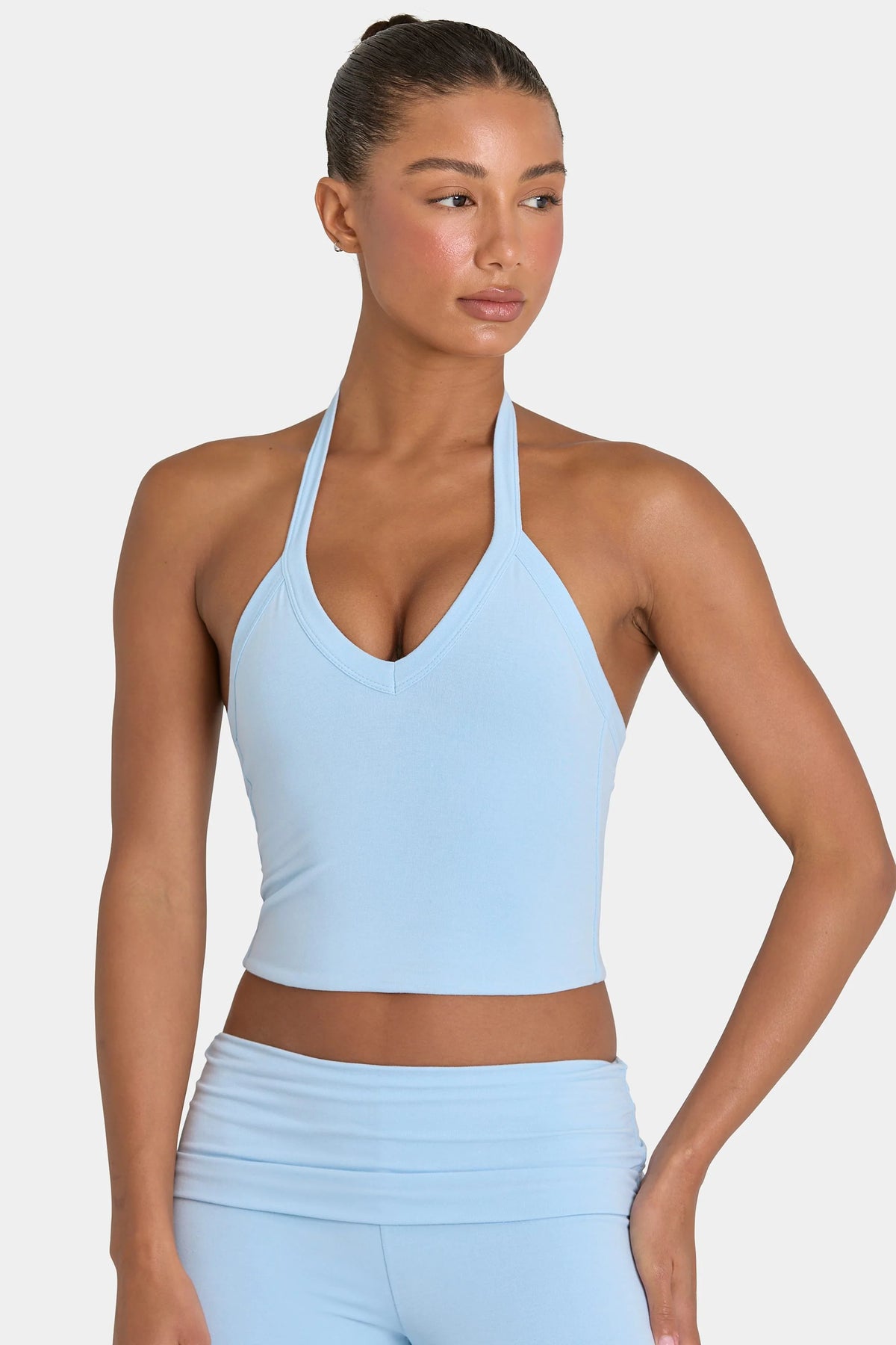 ButterCloud Crop Tank Top in Sky