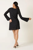 Campbell Dot Crepe Mini Dress