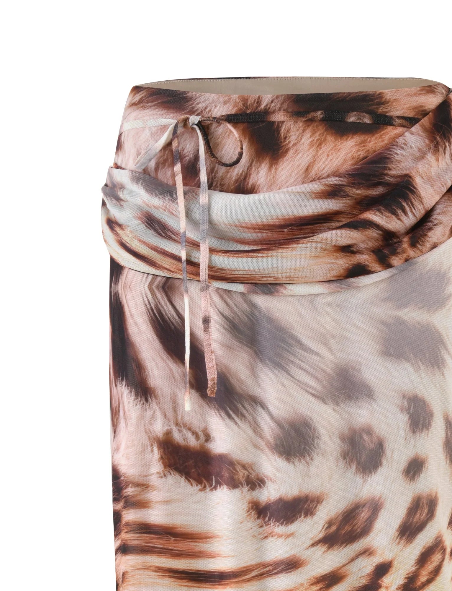 PEARL MAXI SKIRT NEUTRAL LEOPARD LEOPARD HAZE