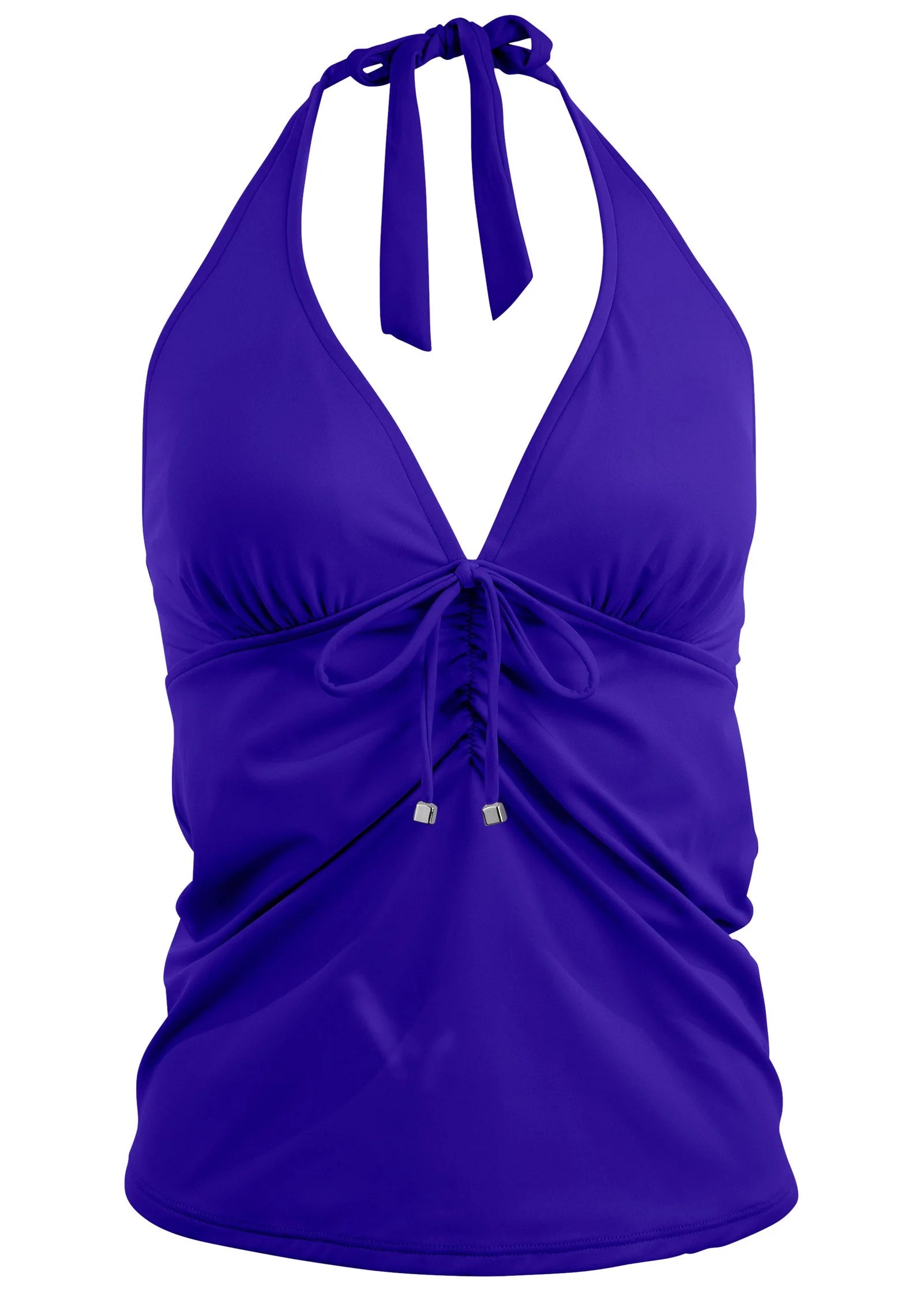 Sicily Halter Tankini Top Cobalt Blue