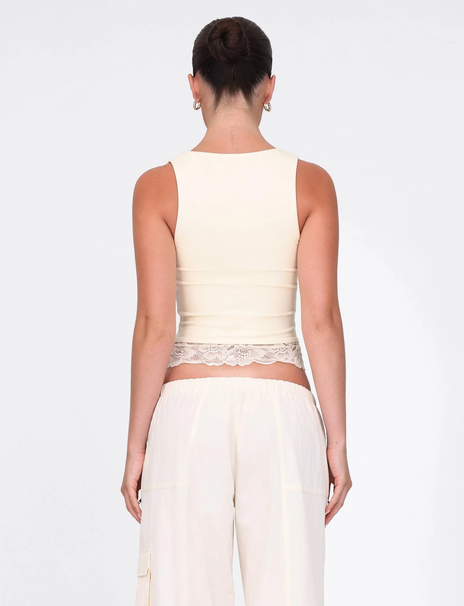 DIONE LACE TOP YELLOW BUTTER SOFT BUTTER
