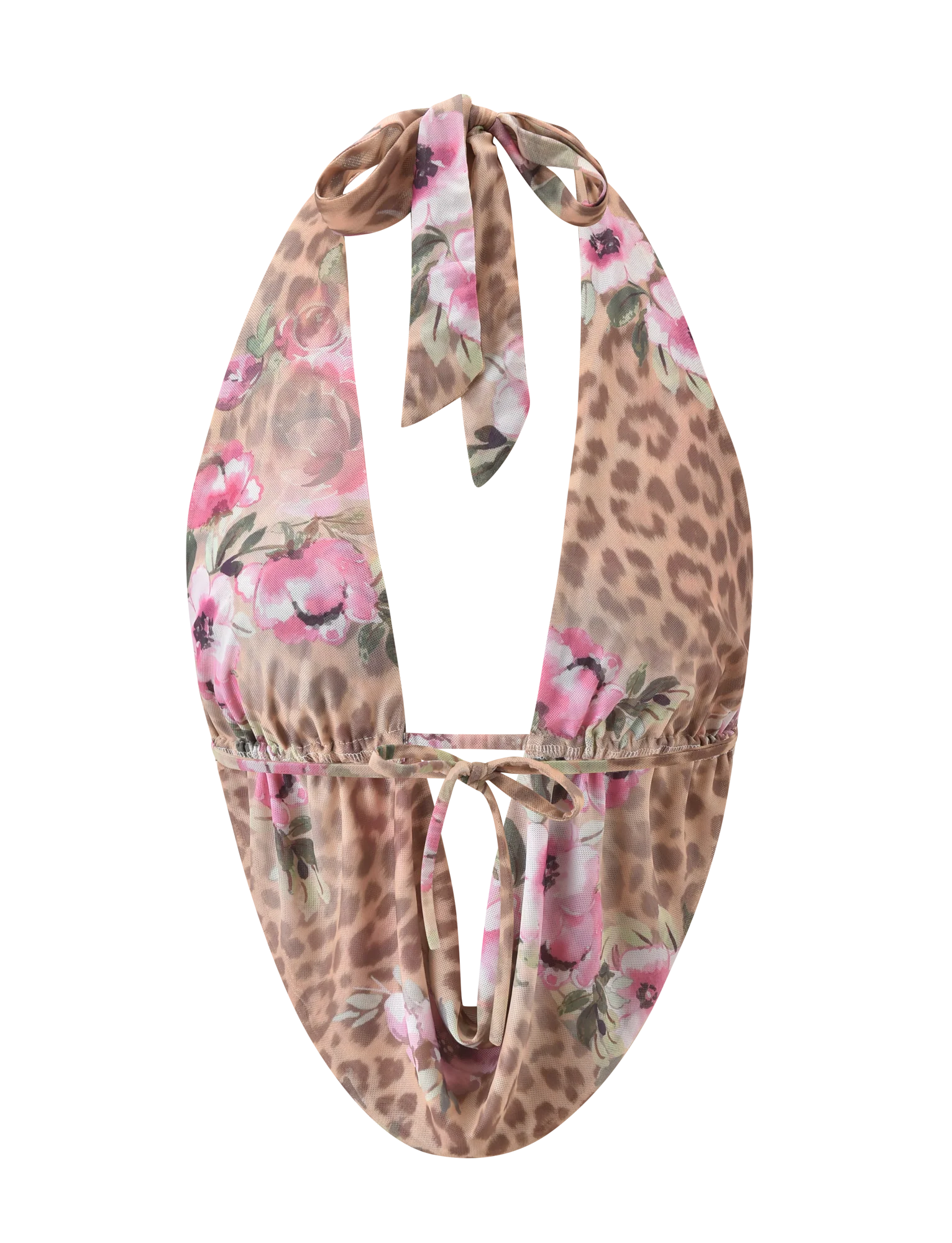 RISA TOP LEOPARD FLORAL