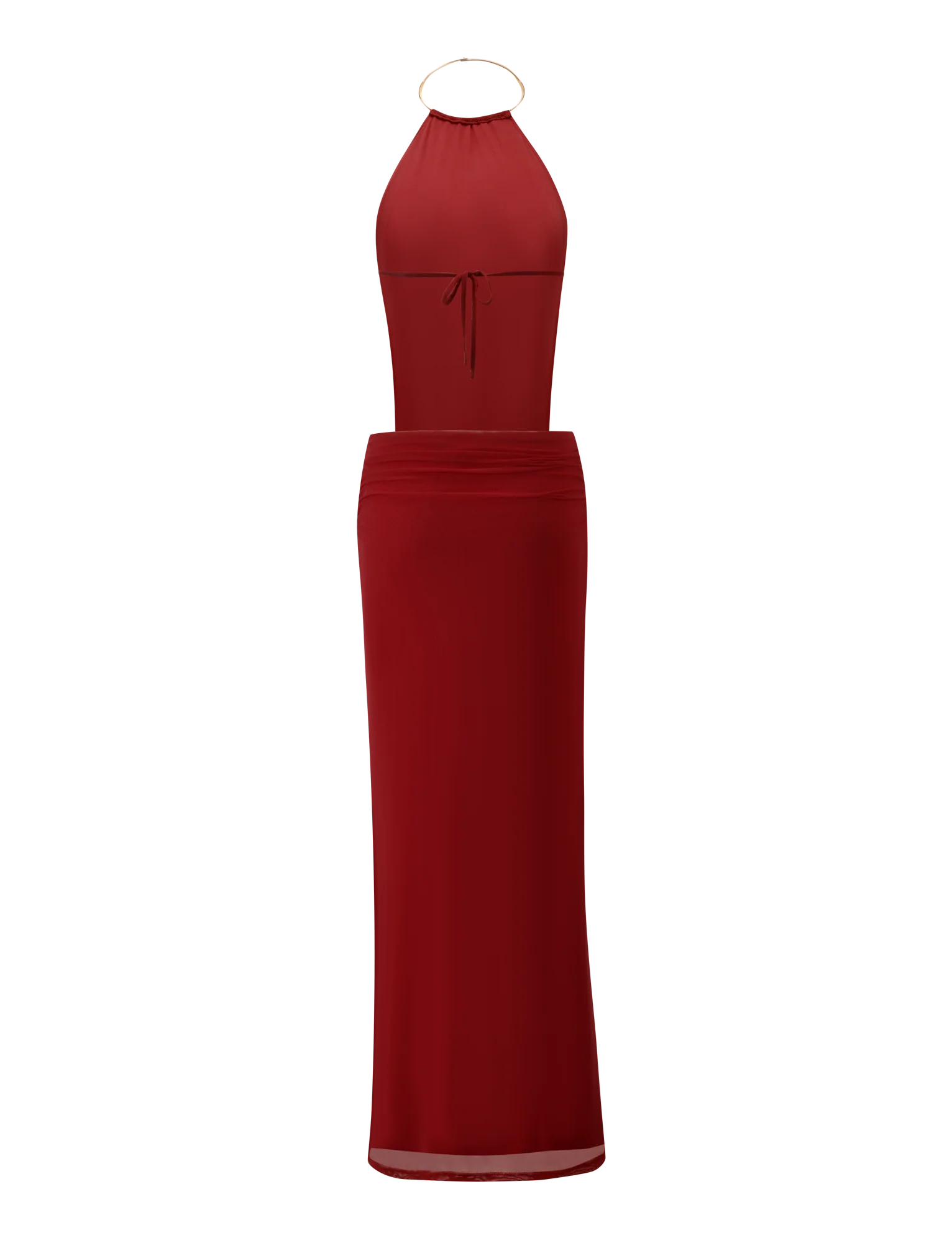 EVANNA MAXI DRESS RED