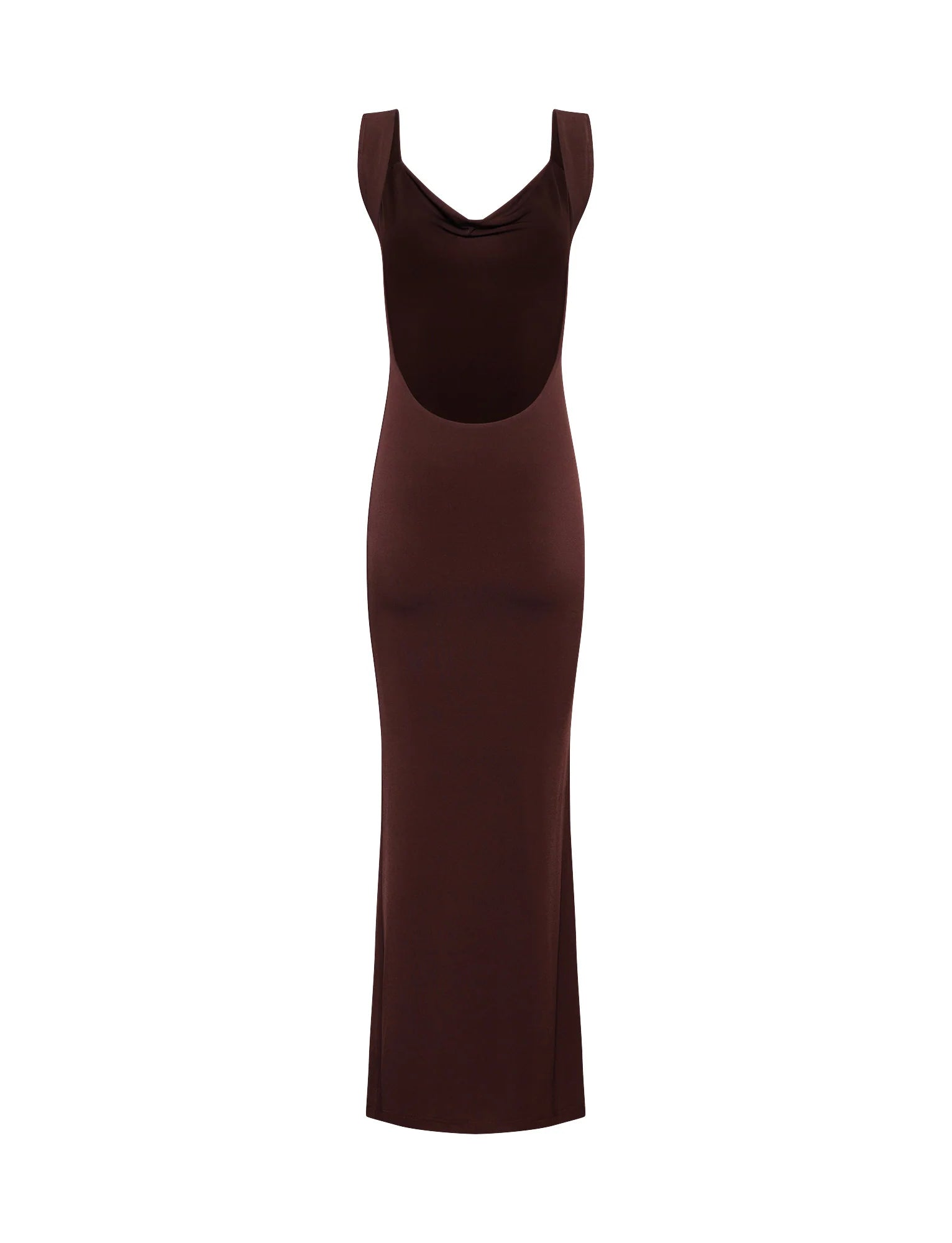 MORANA DRESS BROWN CHOCOLATE