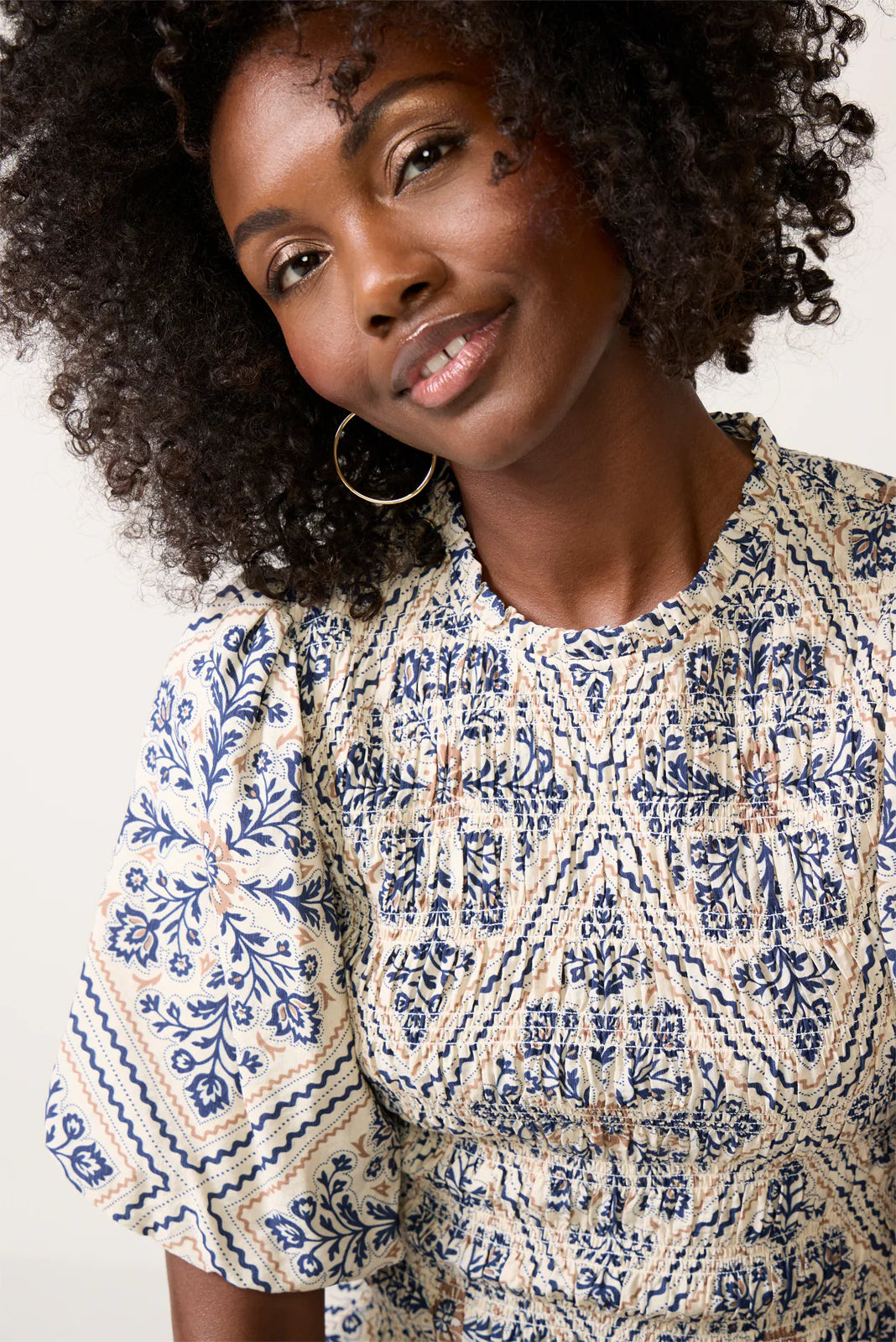 Mina Smocked Blouse