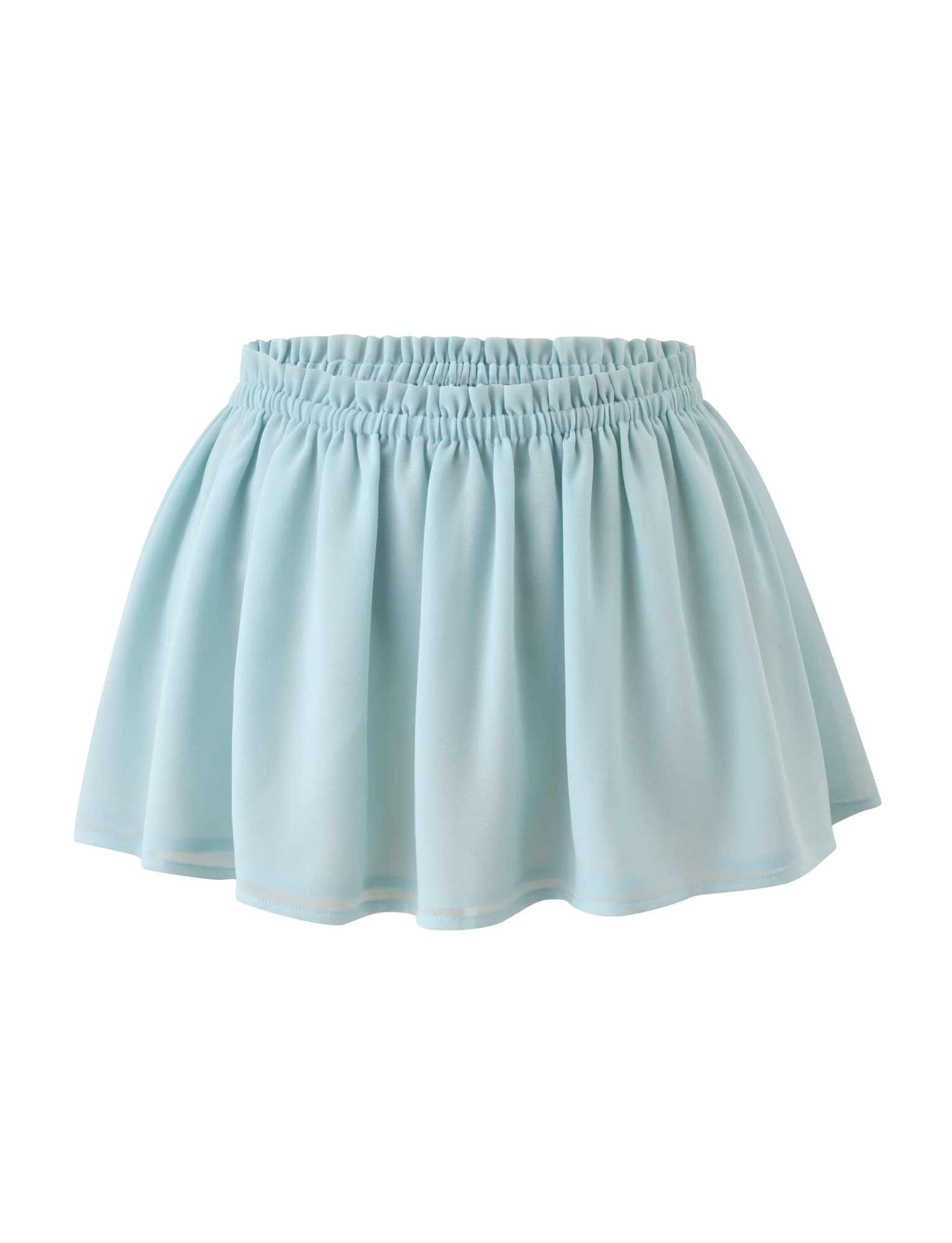 VEDA RUCHED MINI SKIRT SEAFOAM