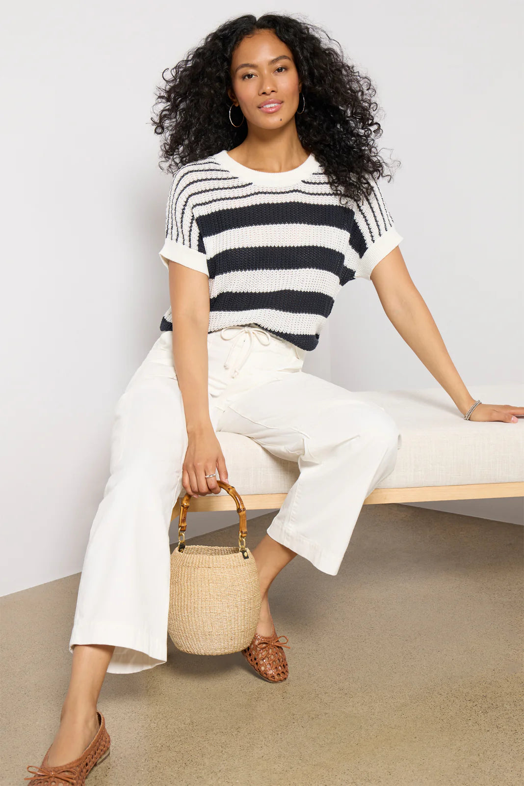 Ivy Open Weave Tee