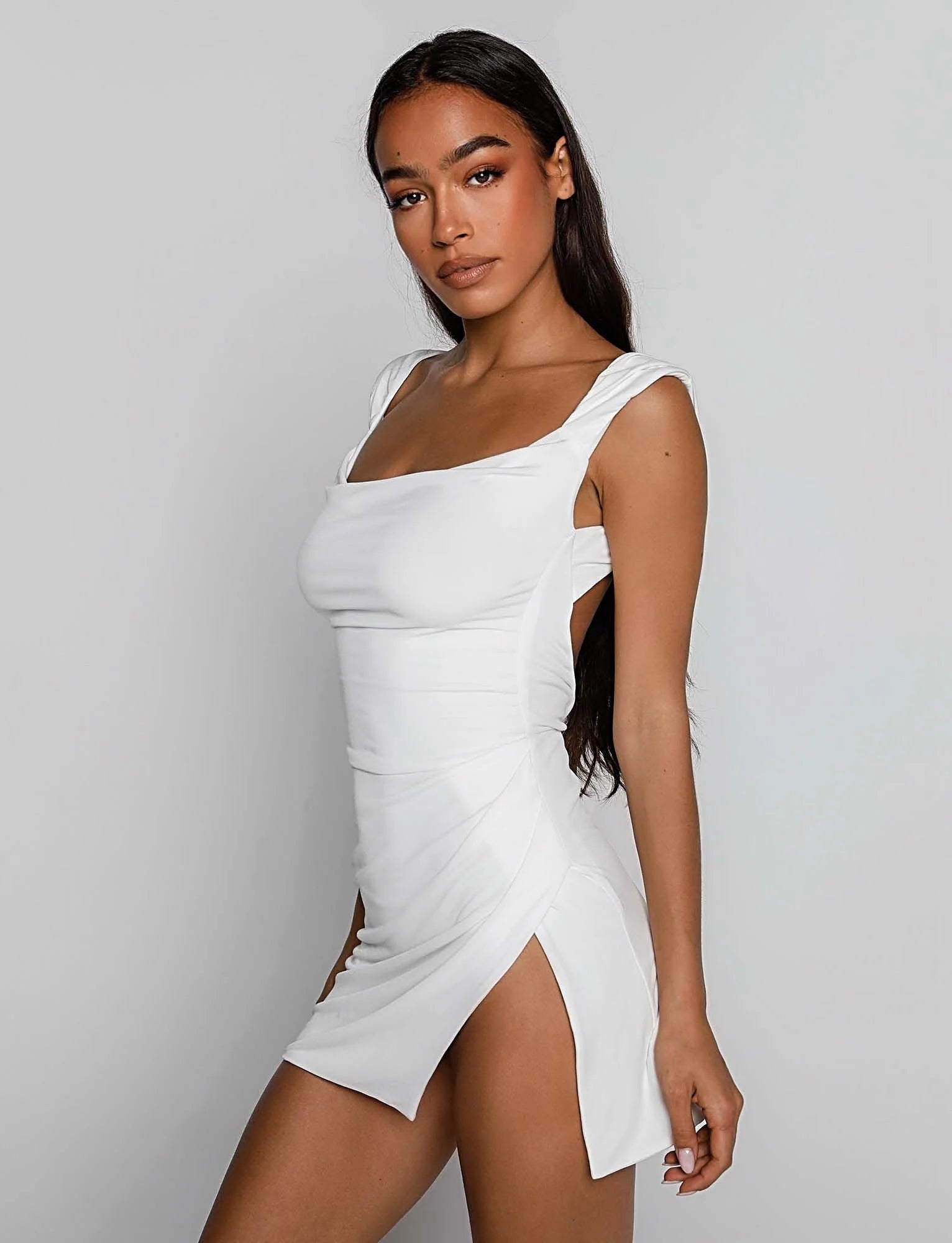 JOSLIN DRESS WHITE