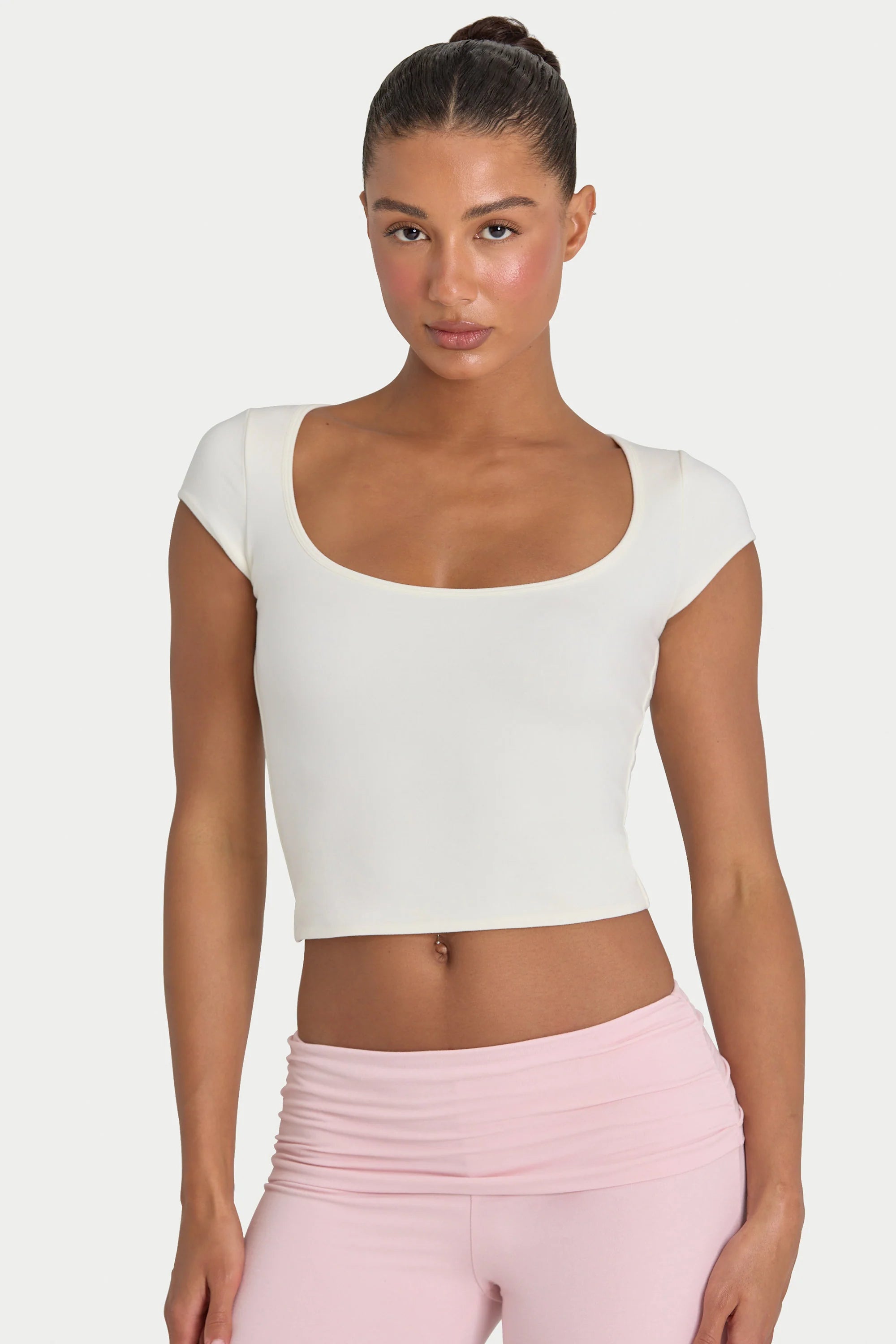 ButterCloud Crop Top in Coconut