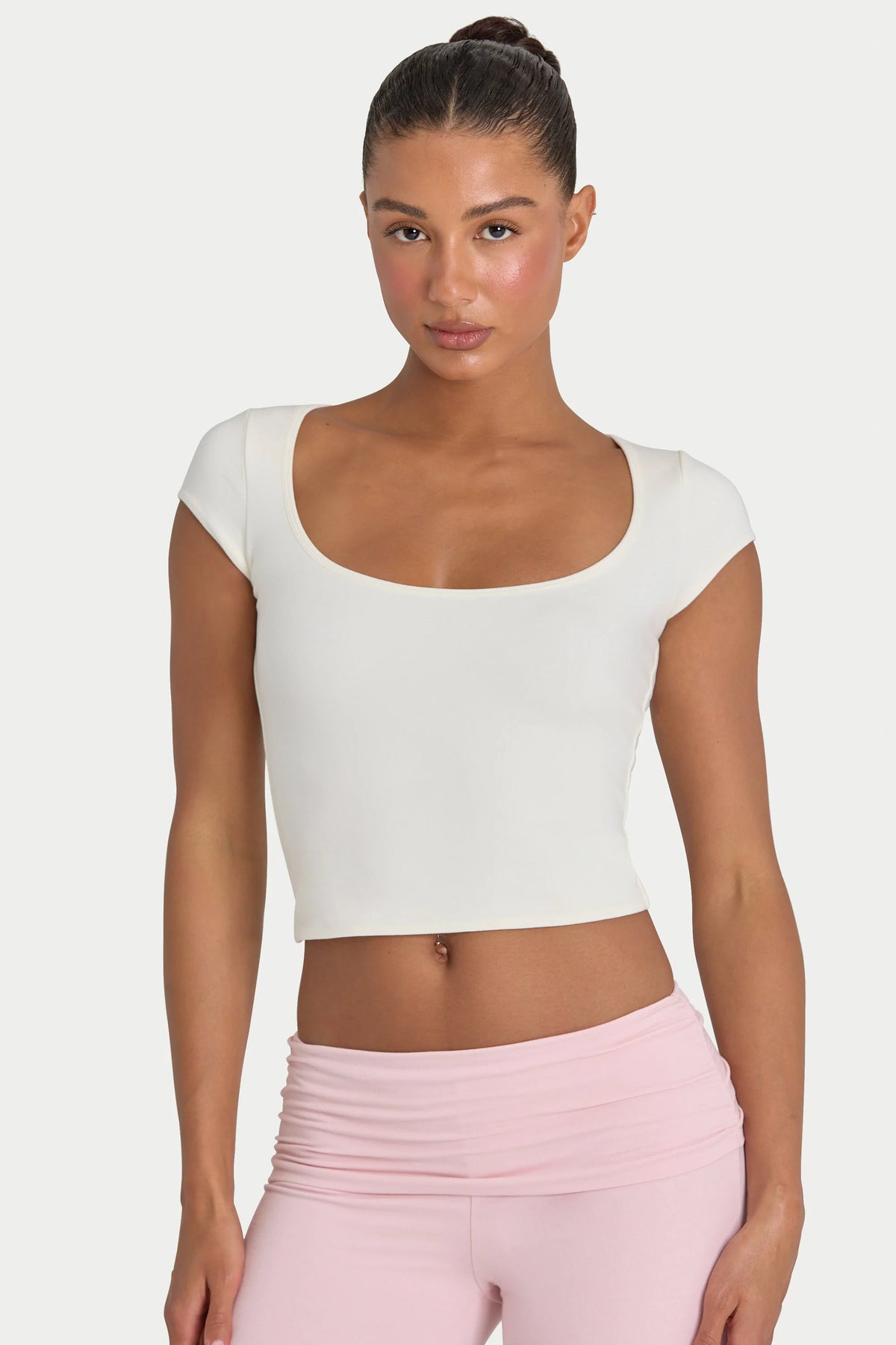 ButterCloud Crop Top in Coconut