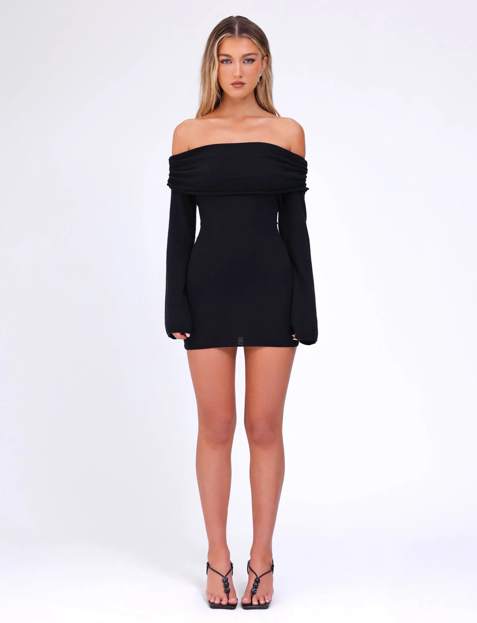 DIEDRE JUMPER DRESS BLACK