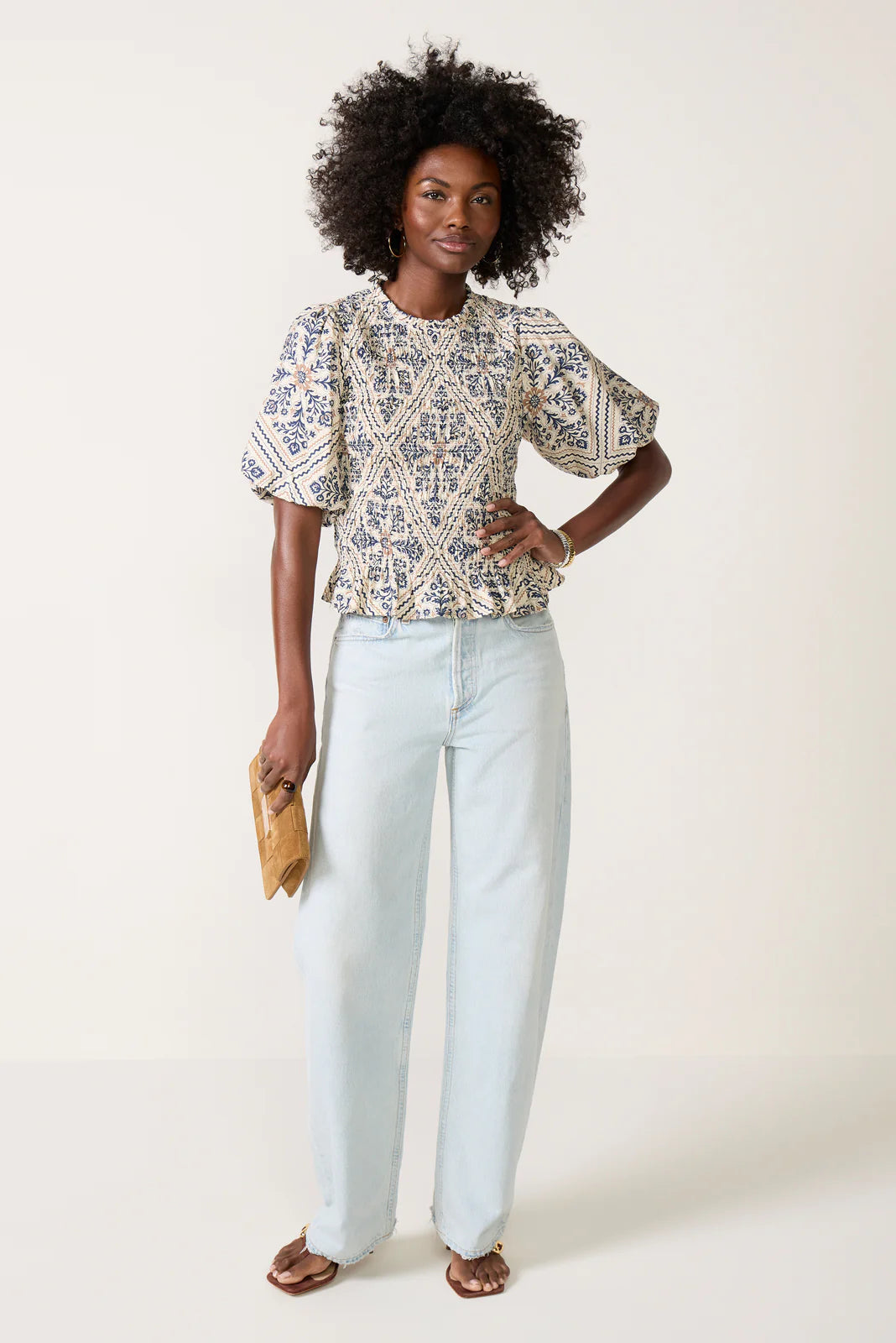 Mina Smocked Blouse