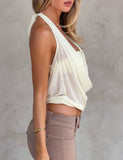 MAKENA TWO PIECE TOP IVORY