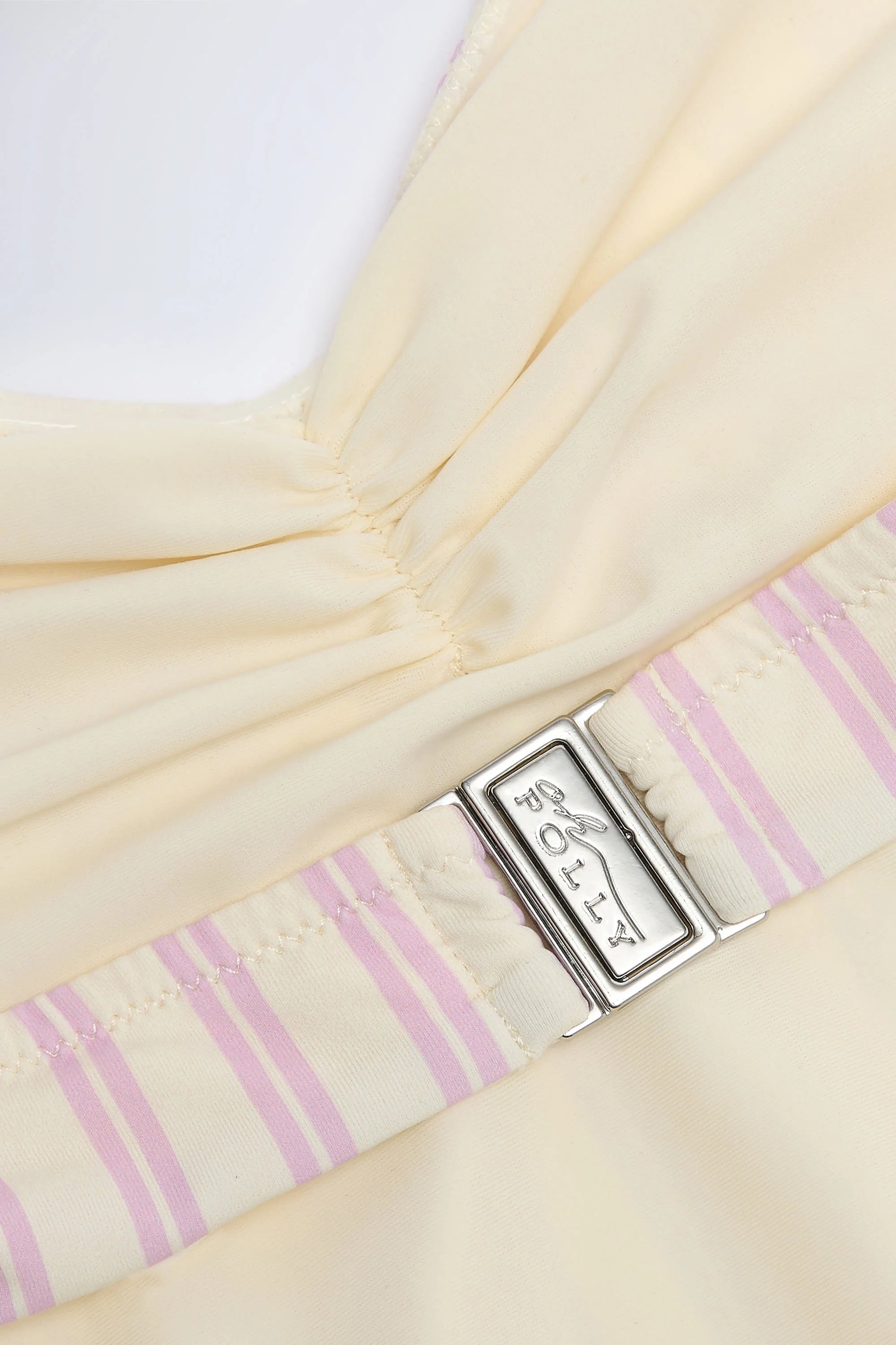 Cut Out Halterneck Swimsuit in Mauve
