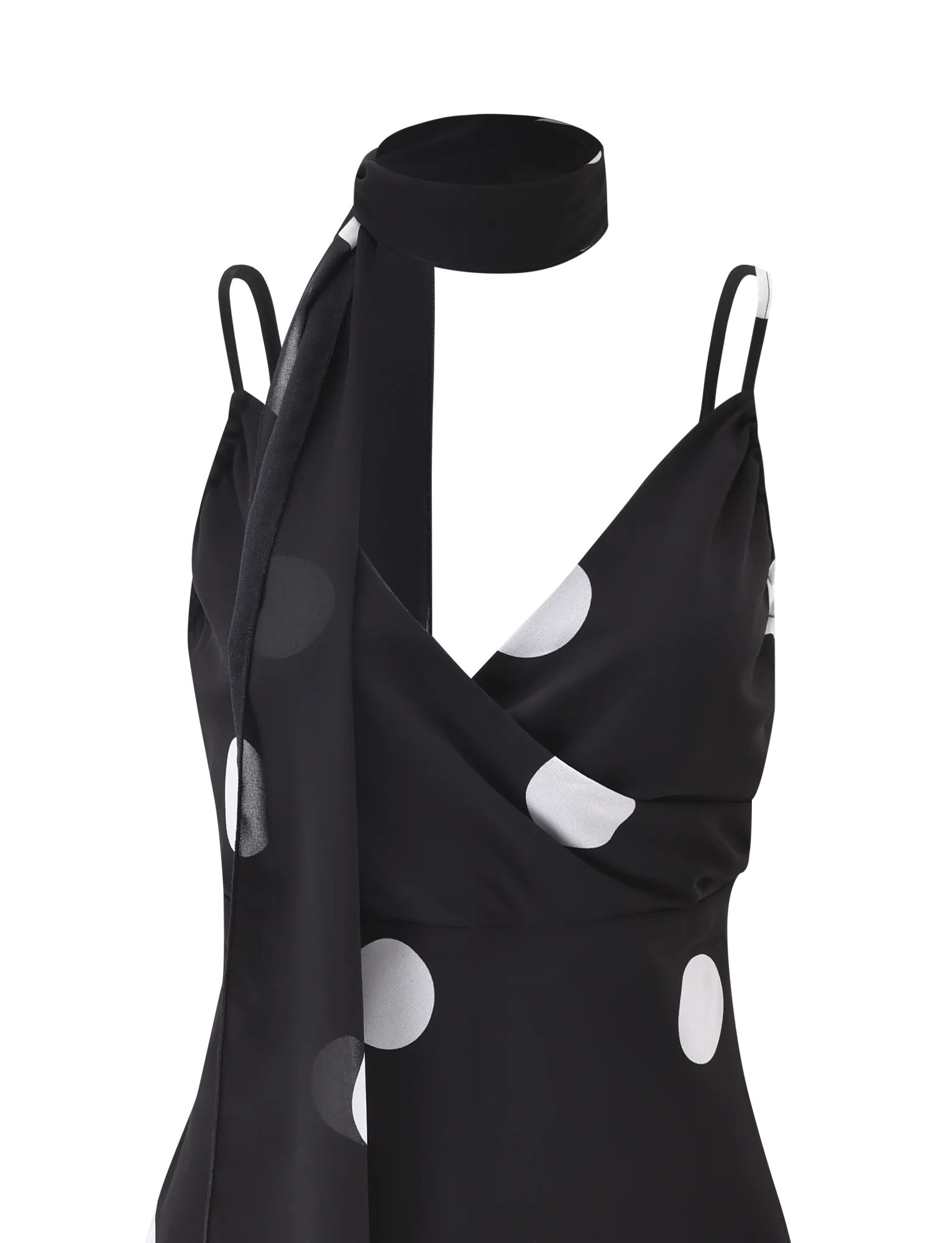 AYDIN SCARF TOP BLACK