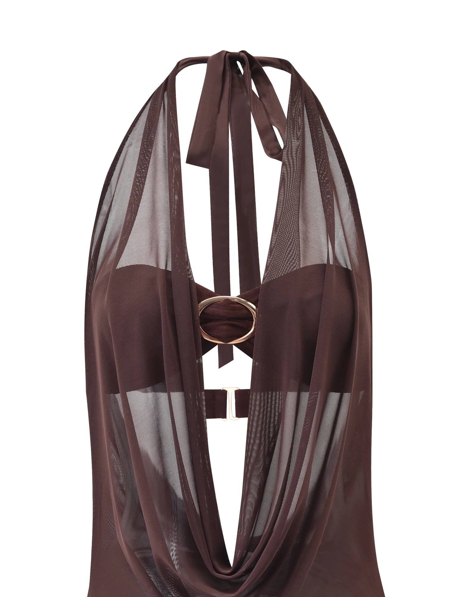 MAKENA TWO PIECE DRESS CHOCOLATE