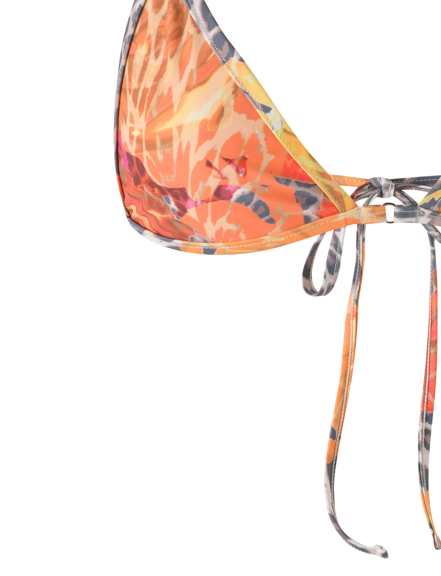 DIANA BIKINI TOP MULTI LEOPARD ORANGE LEOPARD