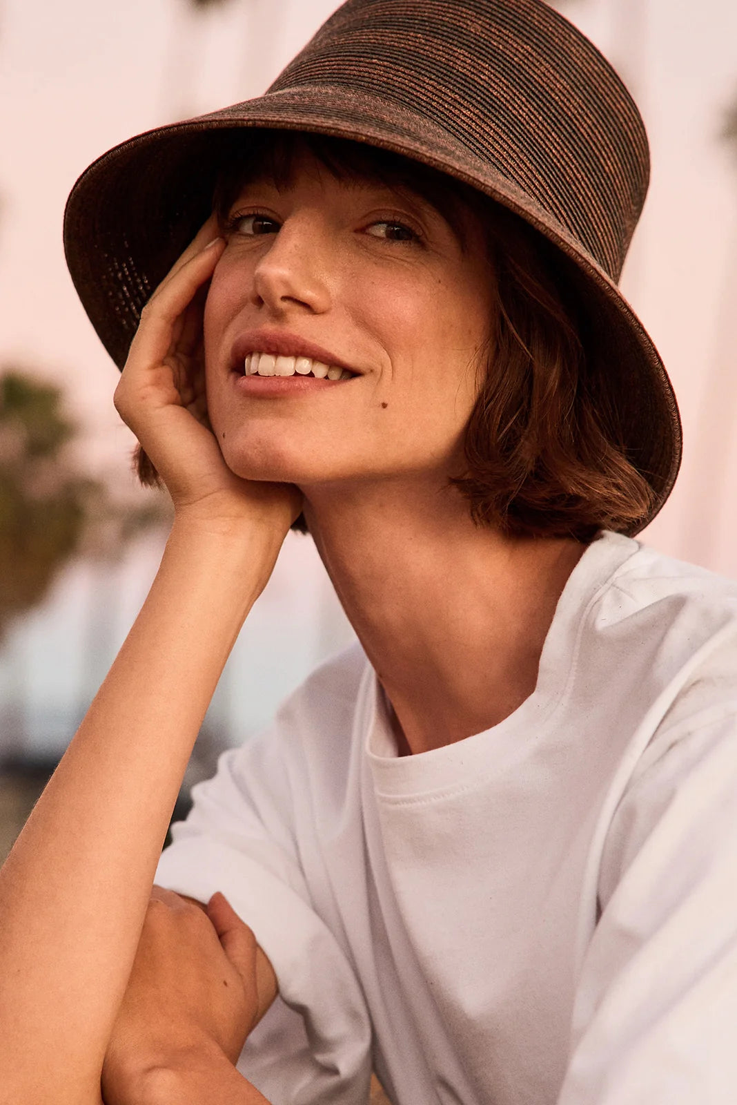 Lulu Striped Sun Hat
