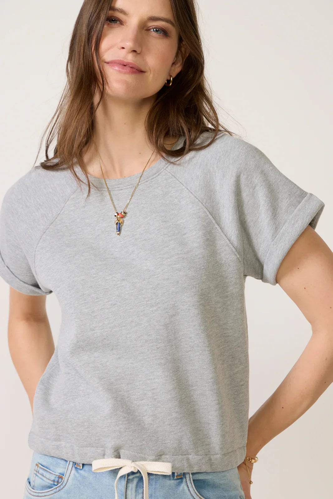 Sydney Tie Bottom Sweatshirt