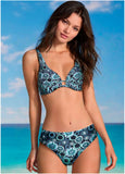 St Thomas Halter Top Cool Kaleidoscope