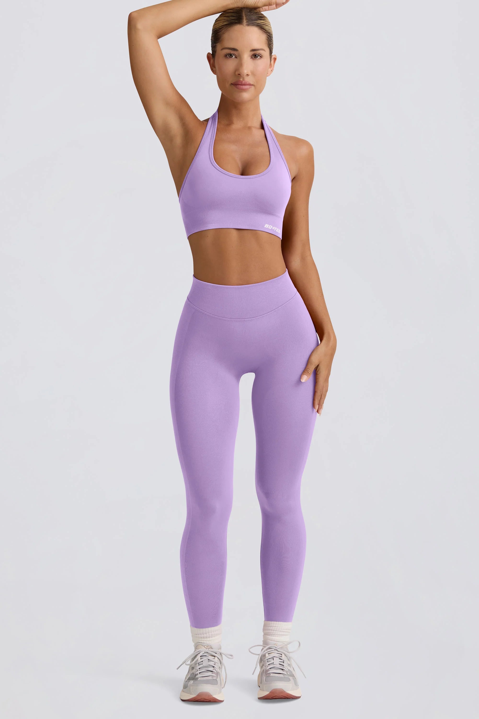 Define Luxe High Waist Leggings in Lilac